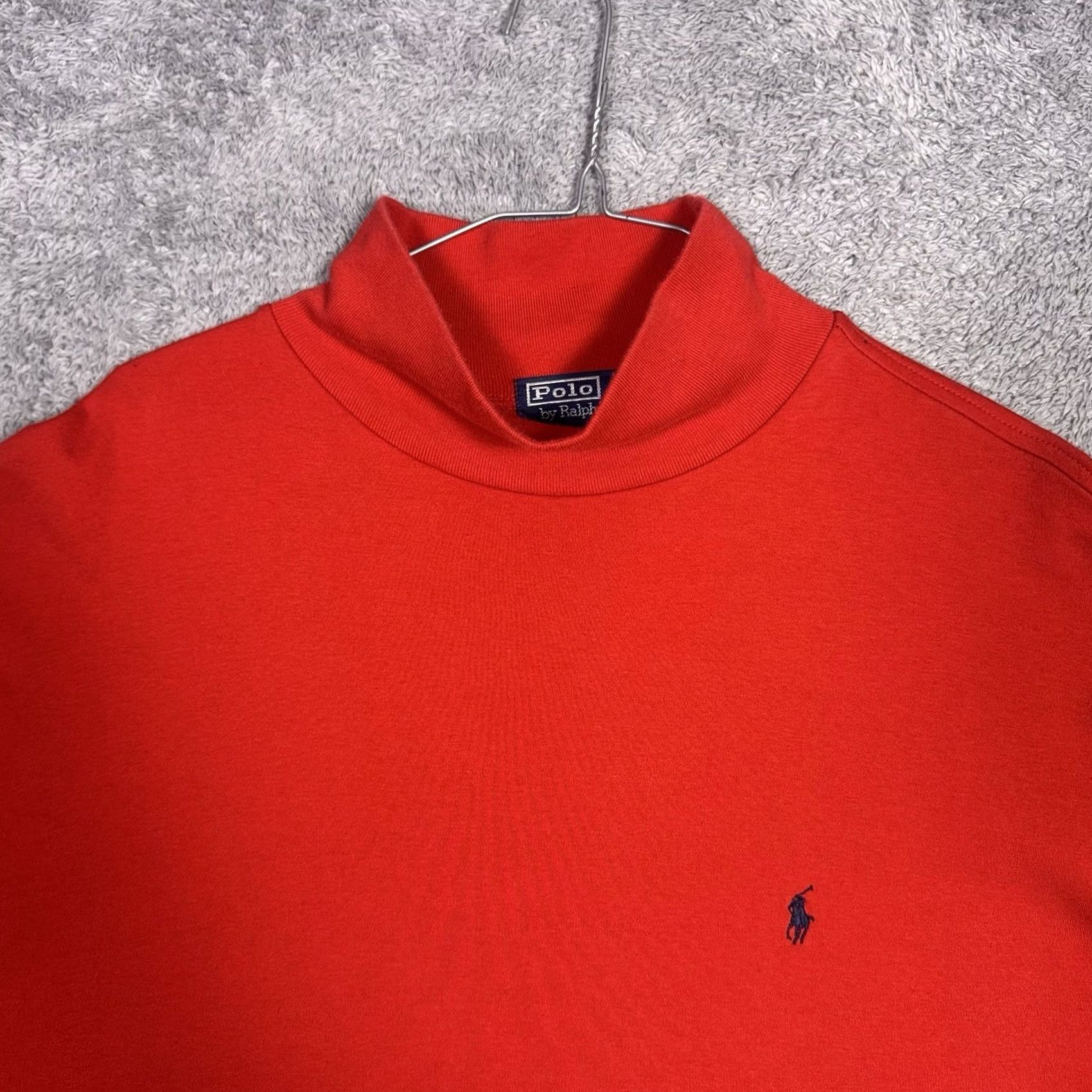 Ralph Lauren VINTAGE Polo Ralph Lauren Sweater Shirt Mens XL Mock Neck Pullover Knit Christmas Red Size US XL / EU 56 / 4 - 2 Thumbnail