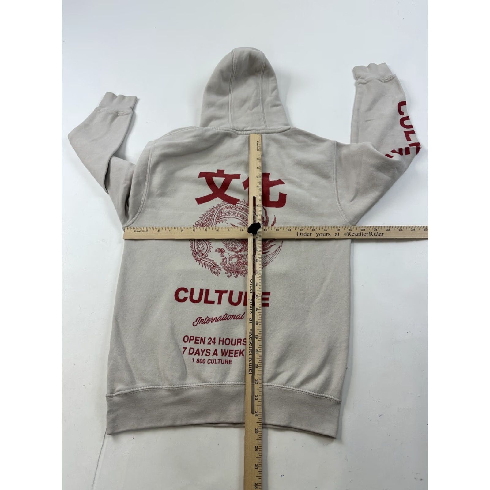 Vintage YRN Culture Hoodie Sweatshirt Adult Small Beige Migos Yung Rich Nation Size US S / EU 44-46 / 1 - 7 Thumbnail