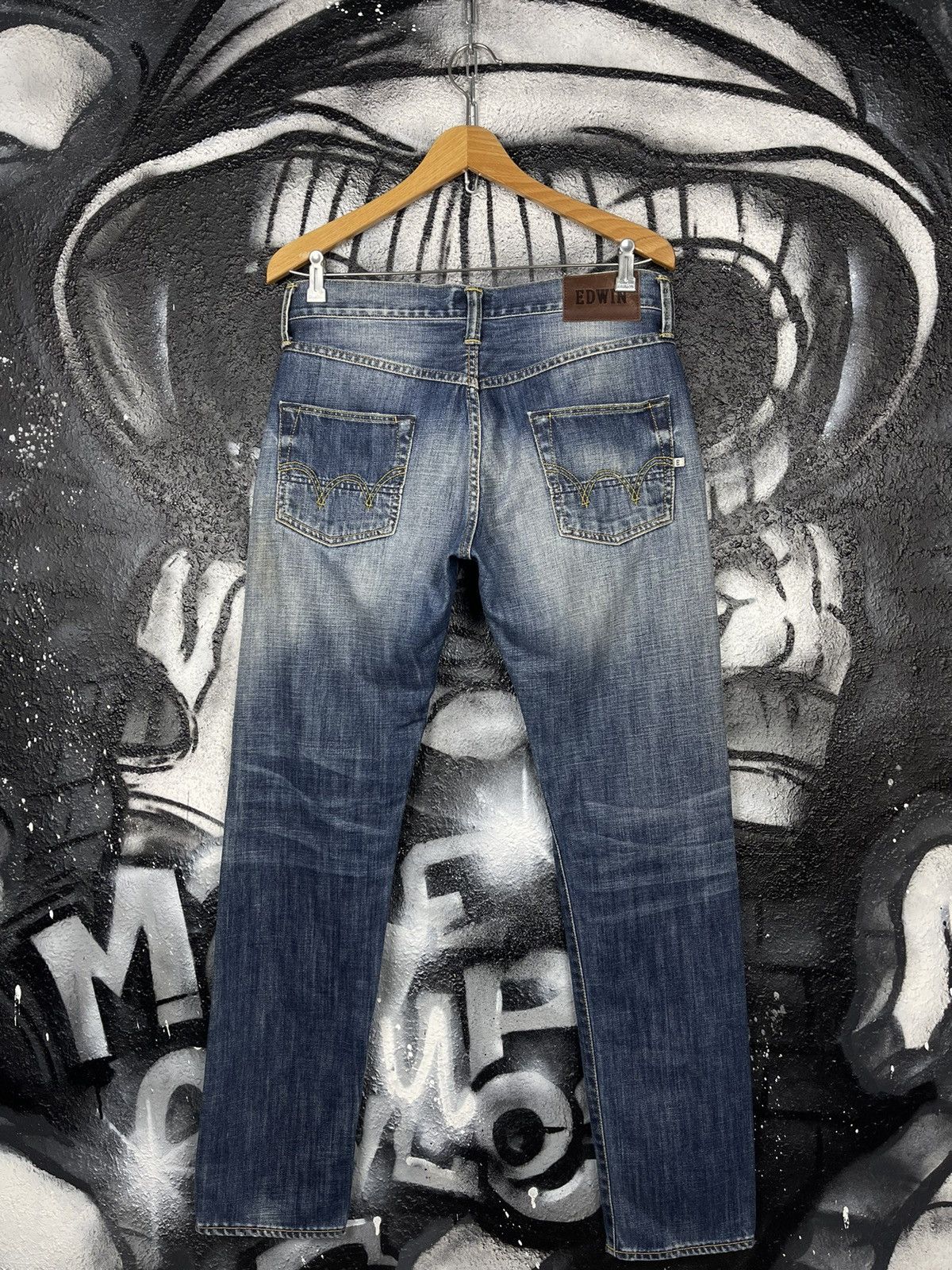 Edwin × Japanese Brand × Vintage Edwin ED-55 Relaxed Tapered Jeans Men’s Size 30/32 Size US 30 / EU 46 - 3 Thumbnail