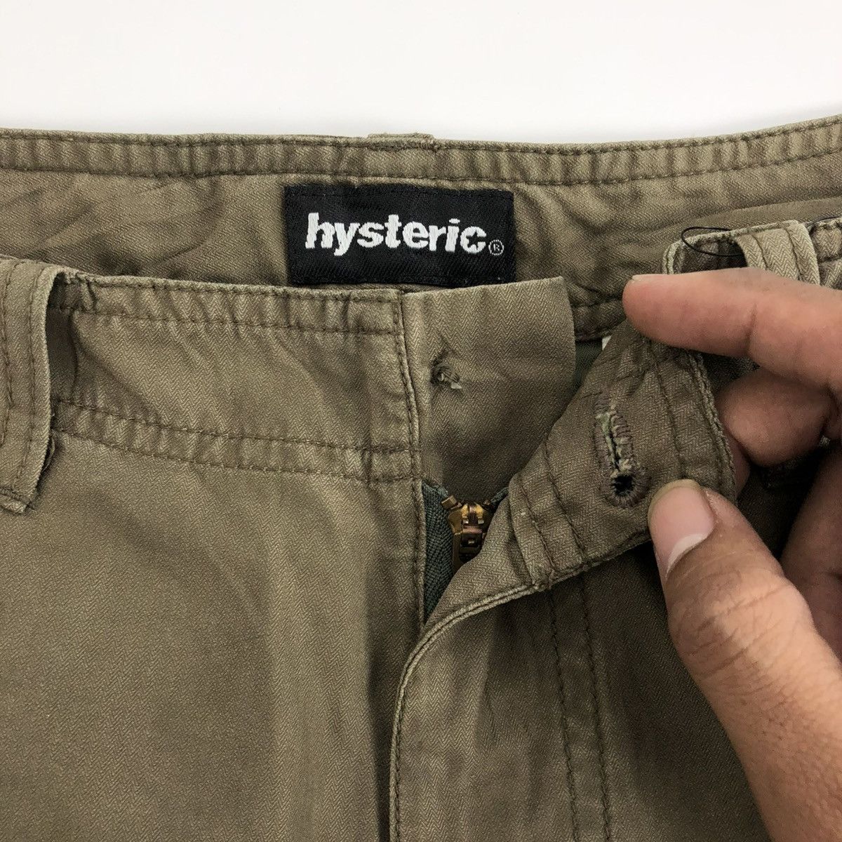 Hysteric Glamour × Japanese Brand 2000s Hysteric Glamour Cargo Baggy Pants Size US 32 / EU 48 - 4 Thumbnail