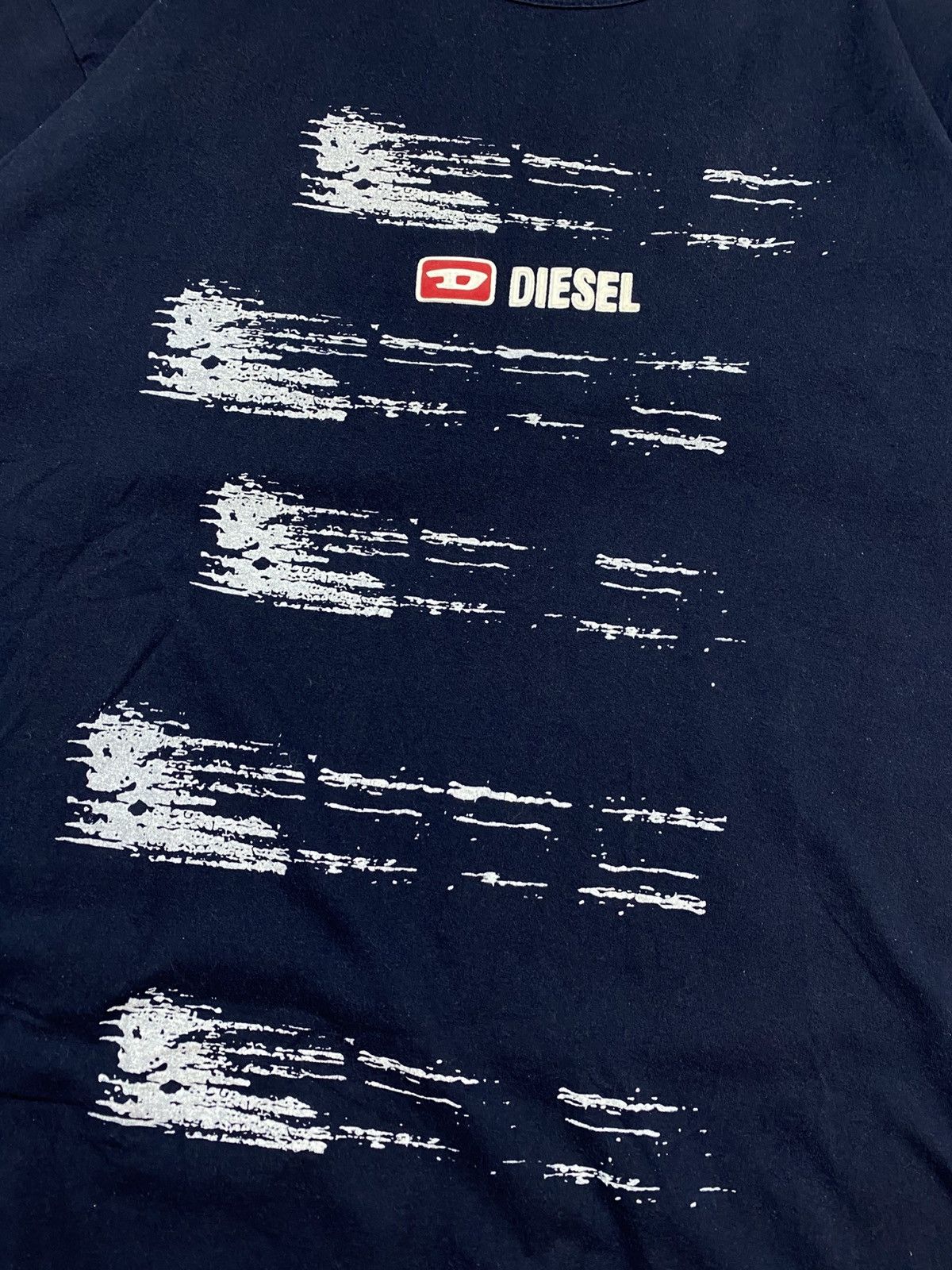 Diesel × Vintage Vintage Diesel Archive Faded Y2k Logo Graphic T-shirt Size US M / EU 48-50 / 2 - 5 Thumbnail