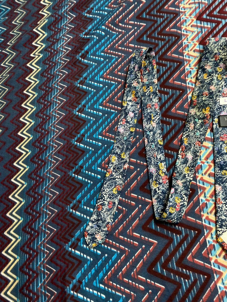 Liberty × Liberty London Liberty of London Designer England Silk Mens Tie Size ONE SIZE - 6 Thumbnail