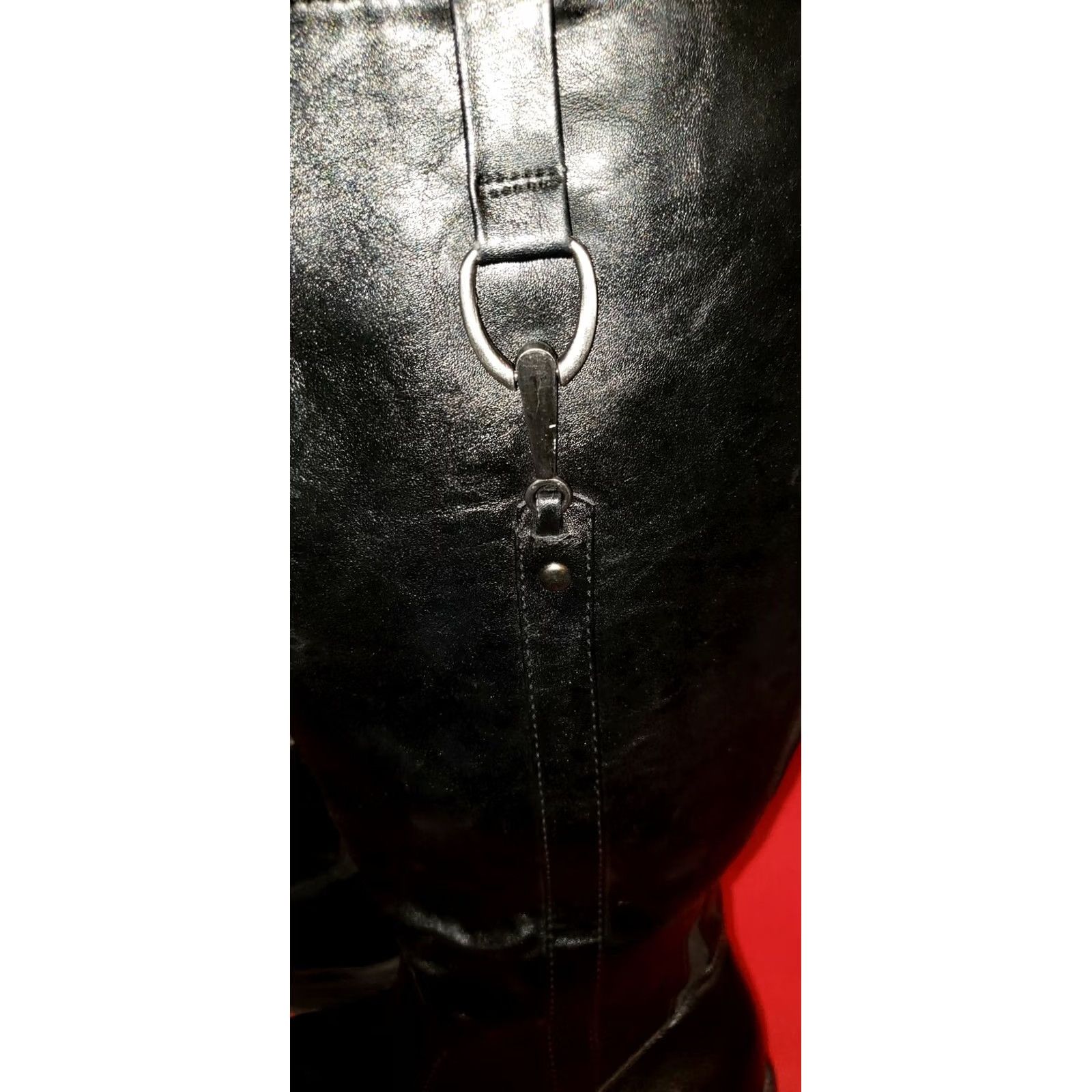 Marella Marbella Boots Women 11M Black Side Zipper Silver Horse Bit Knee-High Riding Boots Mens Womens Girls Boys Size US 9 / IT 39 - 5 Thumbnail