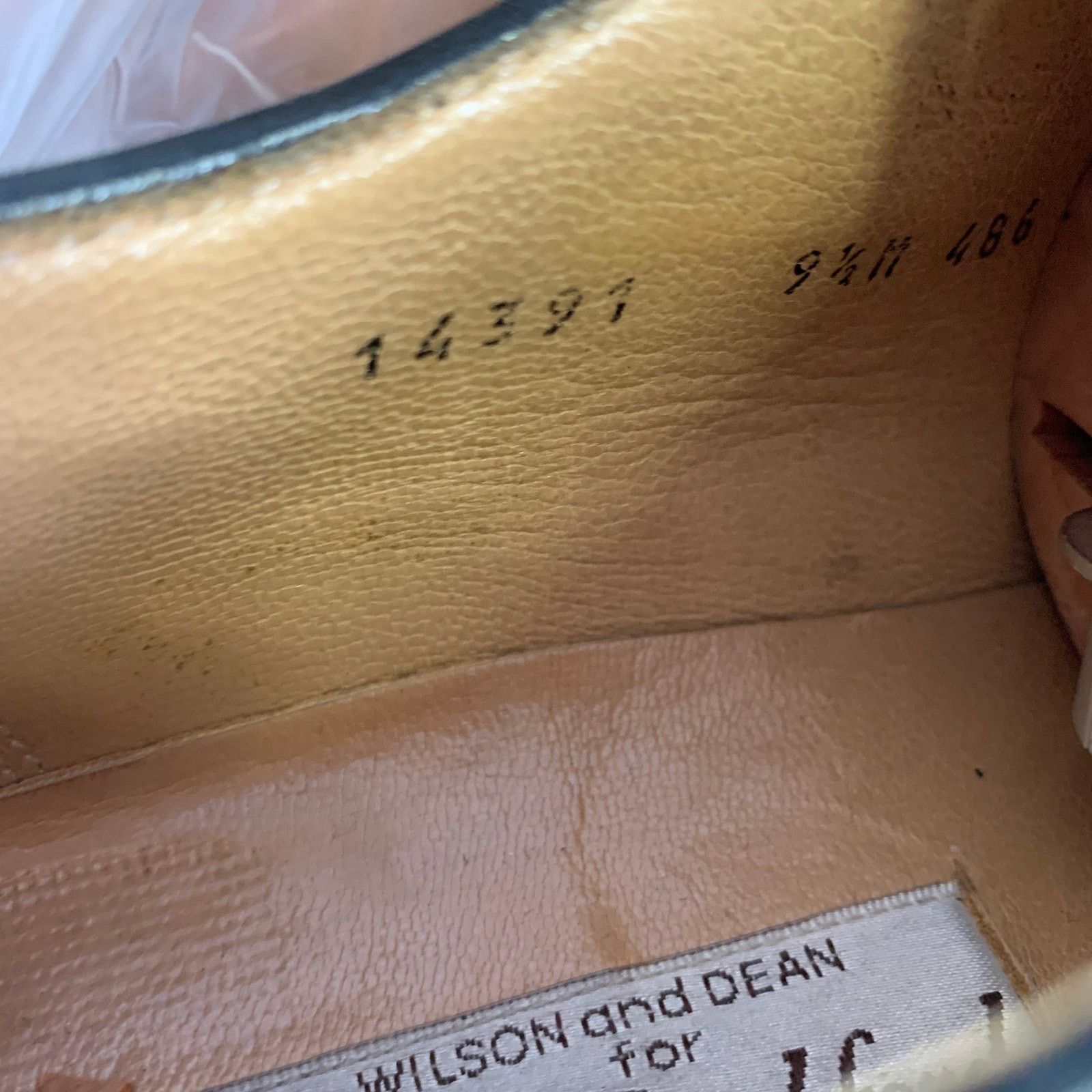 Wilkes Bashford WILKES BASHFORD Size 9.5 Black Leather Lace Up Shoes Size US 9.5 / EU 42-43 - 7 Thumbnail