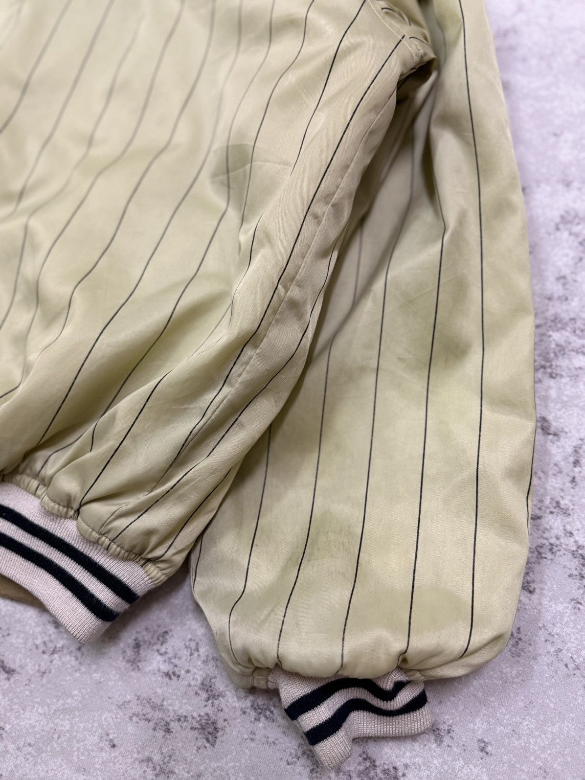 Vintage Vintage Suntory Malt’s Beer Riversible Varsity Bomber Jacket Size US L / EU 52-54 / 3 - 12 Thumbnail
