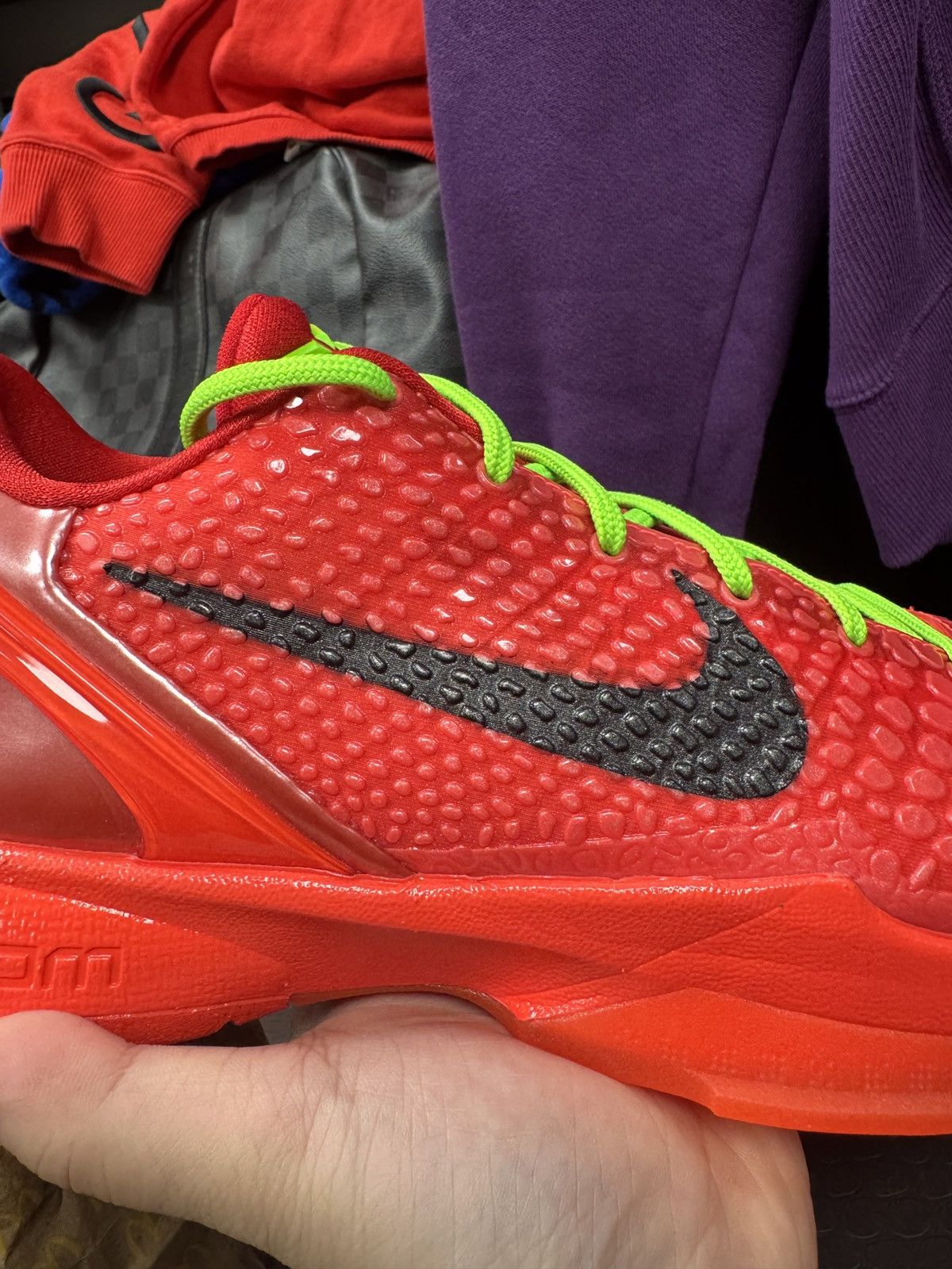 Nike Kobe VI Protro Reverse Grinch Size US 9.5 / EU 42-43 - 7 Thumbnail