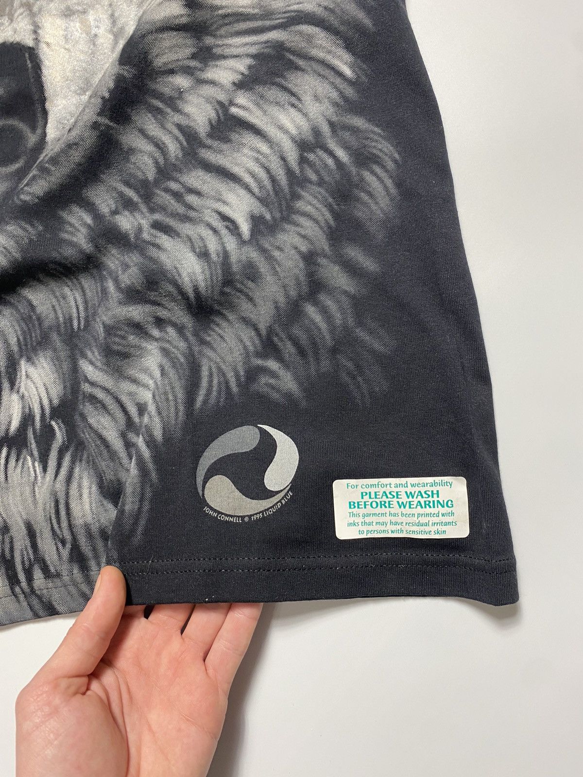 Liquid Blue × Vintage Vintage 96 Liquid Blue Wolf All Over Print Oversized Tee Size US L / EU 52-54 / 3 - 12 Thumbnail
