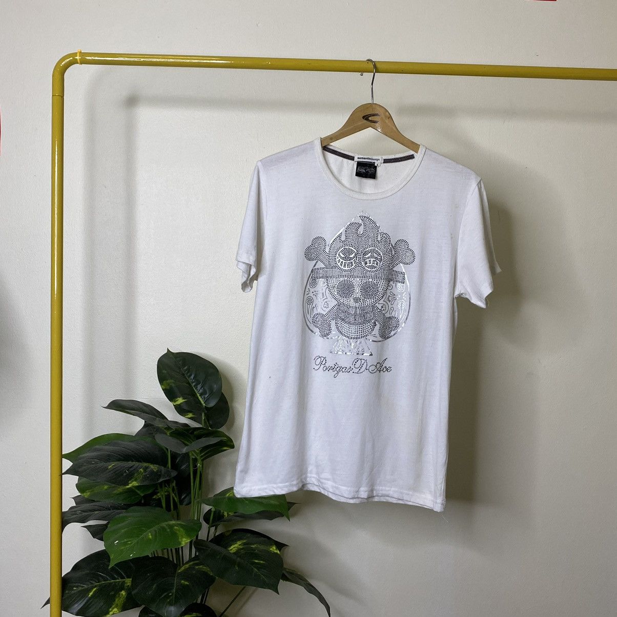 One Piece × semanticdesign Semantic Design x One Piece Portgas D Ace Swarovski Skull T Size US M / EU 48-50 / 2 - 1 Thumbnail