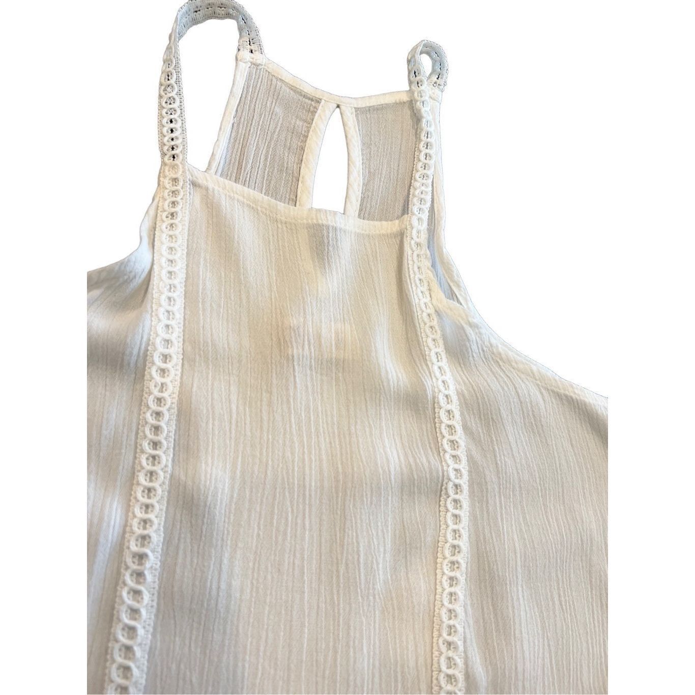 Hollister Hollister white Ruffle Hem mini Dress size S Size S / US 4 / IT 40 - 4 Thumbnail