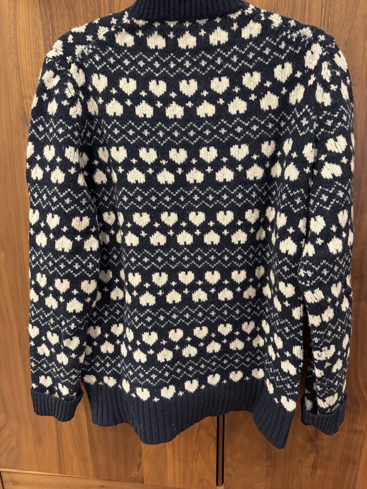 Marc Jacobs Marc Jacobs Wool Heart Sweater FairIsle Knit Size US L / EU 52-54 / 3 - 4 Thumbnail