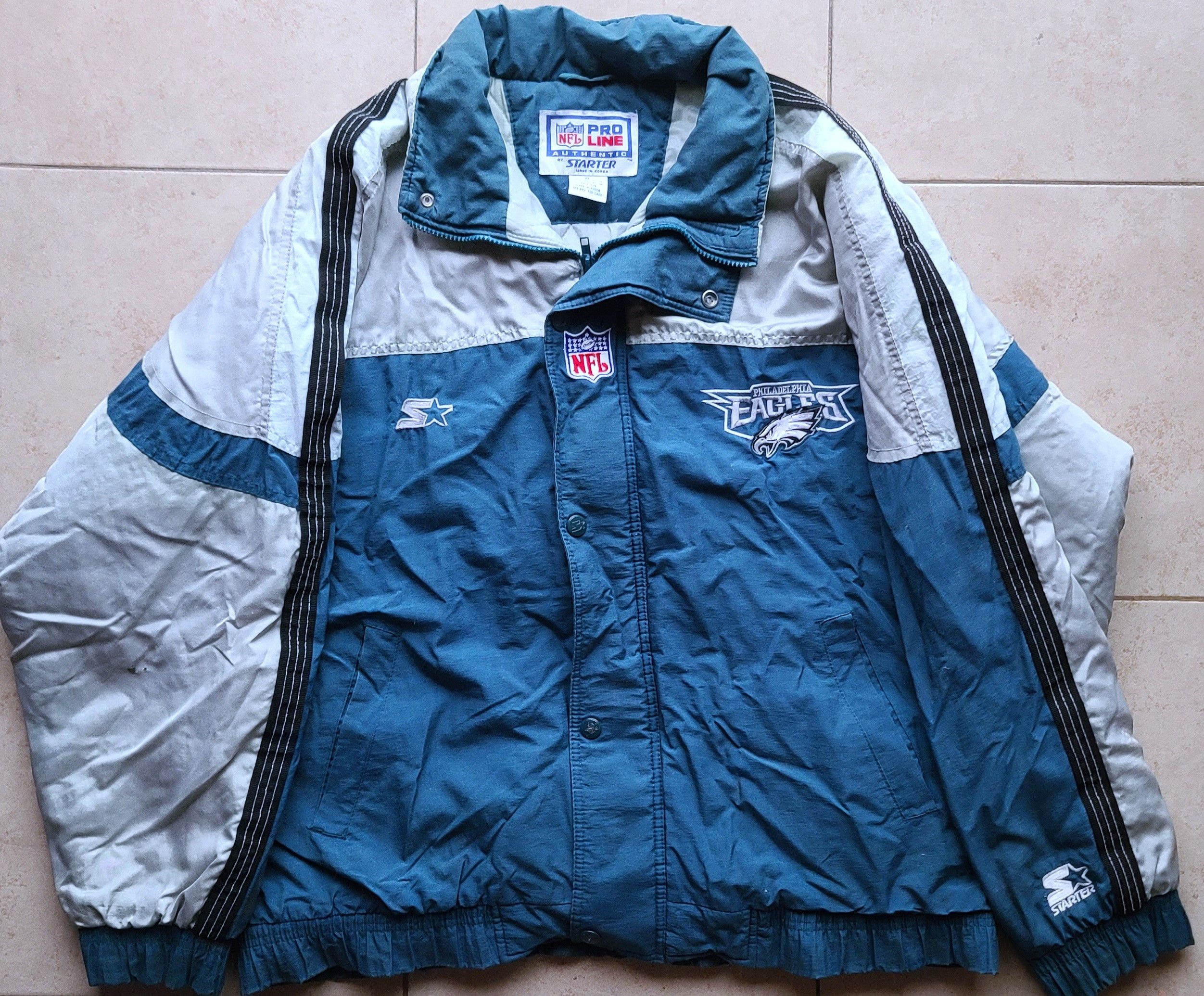 Starter Philadelphia Eagles 90s STARTER puffer XL midnight NFL vtg Size US XL / EU 56 / 4 - 2 Thumbnail