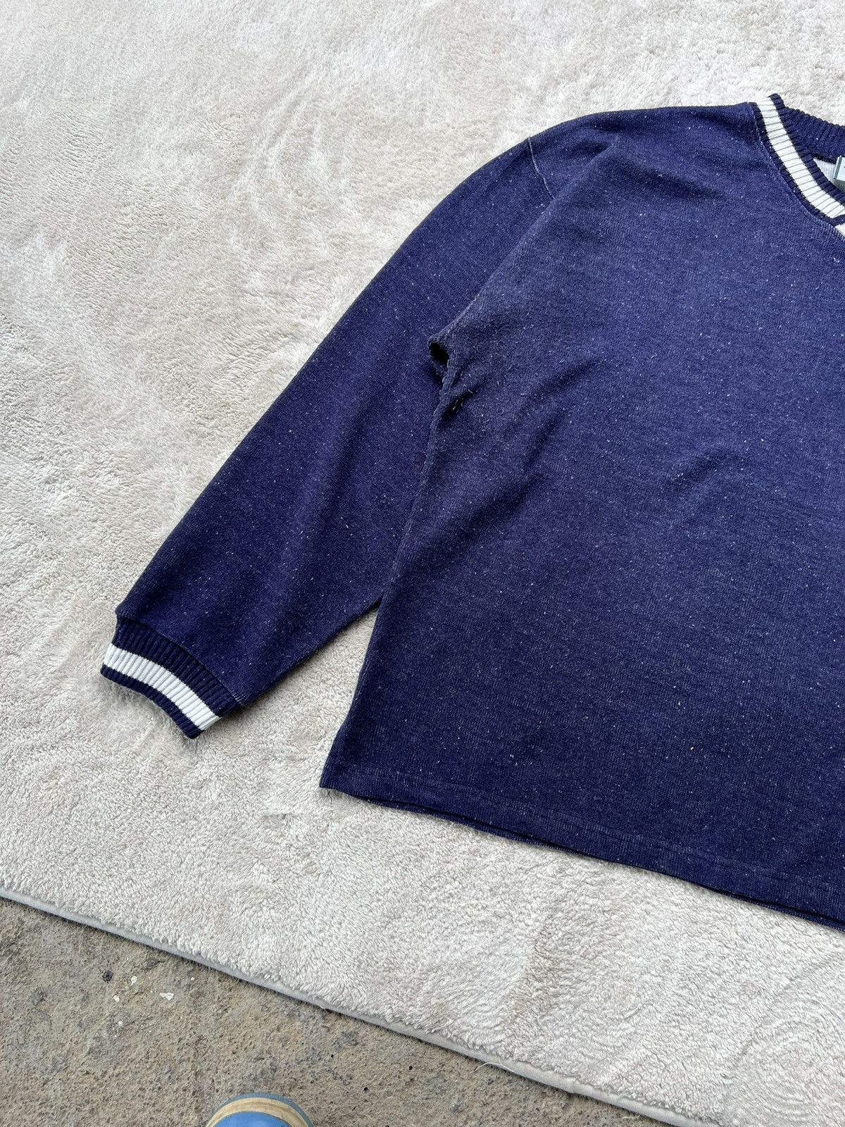 Champion × Vintage Vintage Champion Sweatshirt V-sheap coller Size US L / EU 52-54 / 3 - 11 Thumbnail