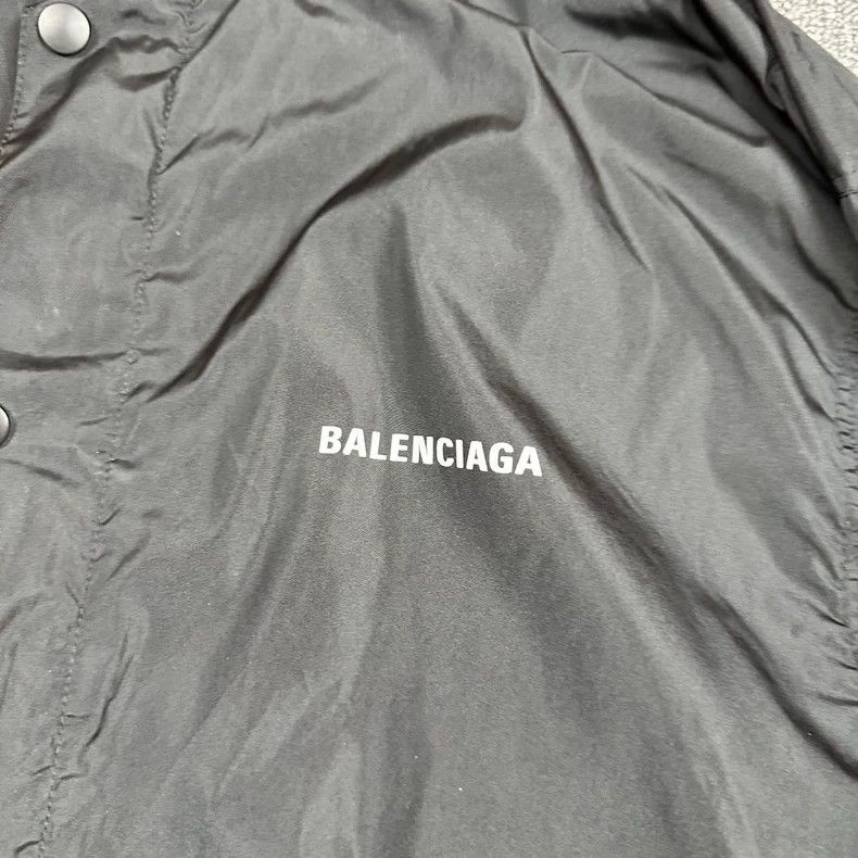 Balenciaga Balenciaga FW21 Letter Pattern Relaxed Stand Collar Long S Size US S / EU 44-46 / 1 - 3 Thumbnail