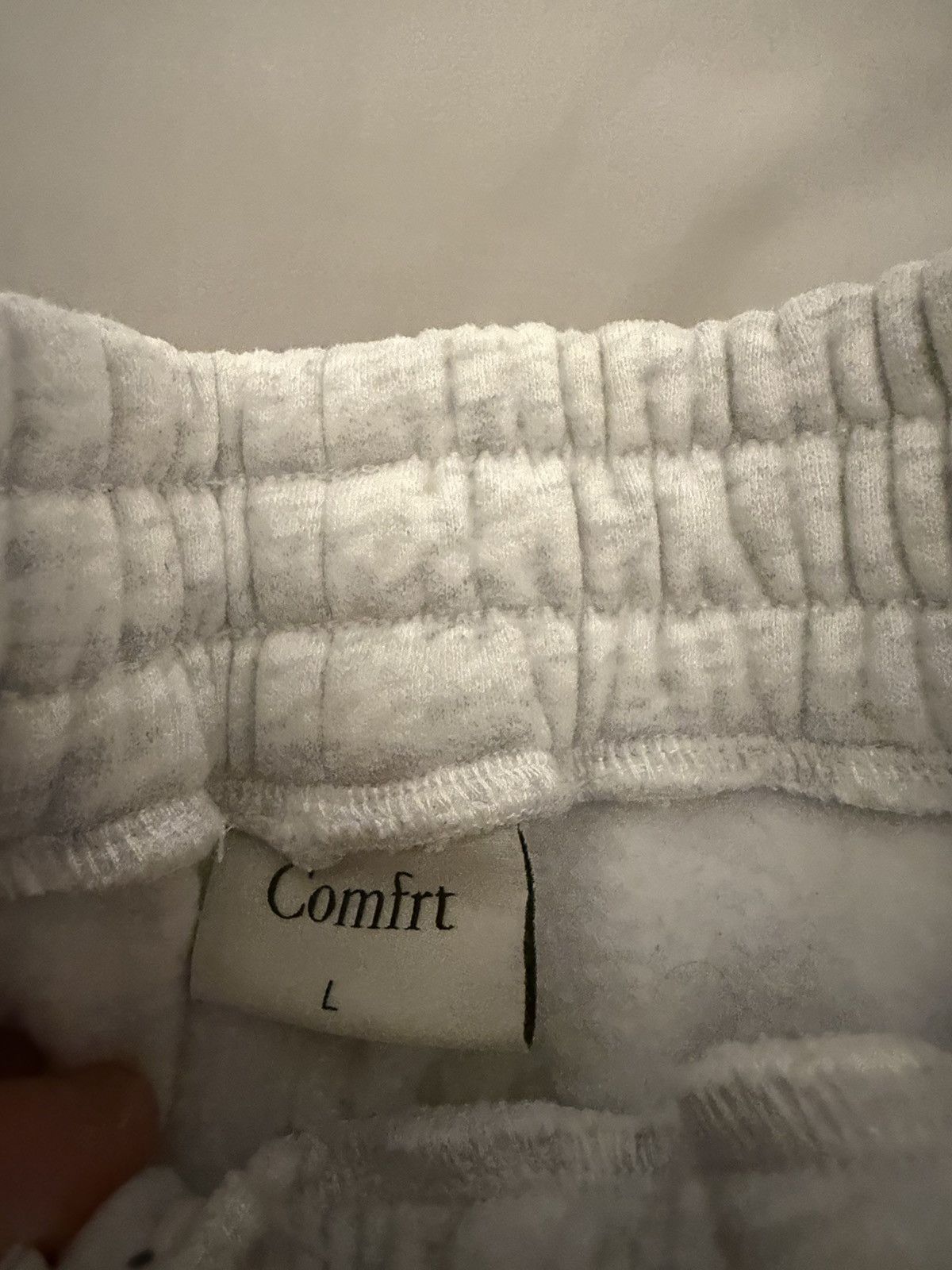 Other Comfrt Brand Light Gray Cuffed Sweatpants Size L Size US 36 / EU 52 - 3 Thumbnail