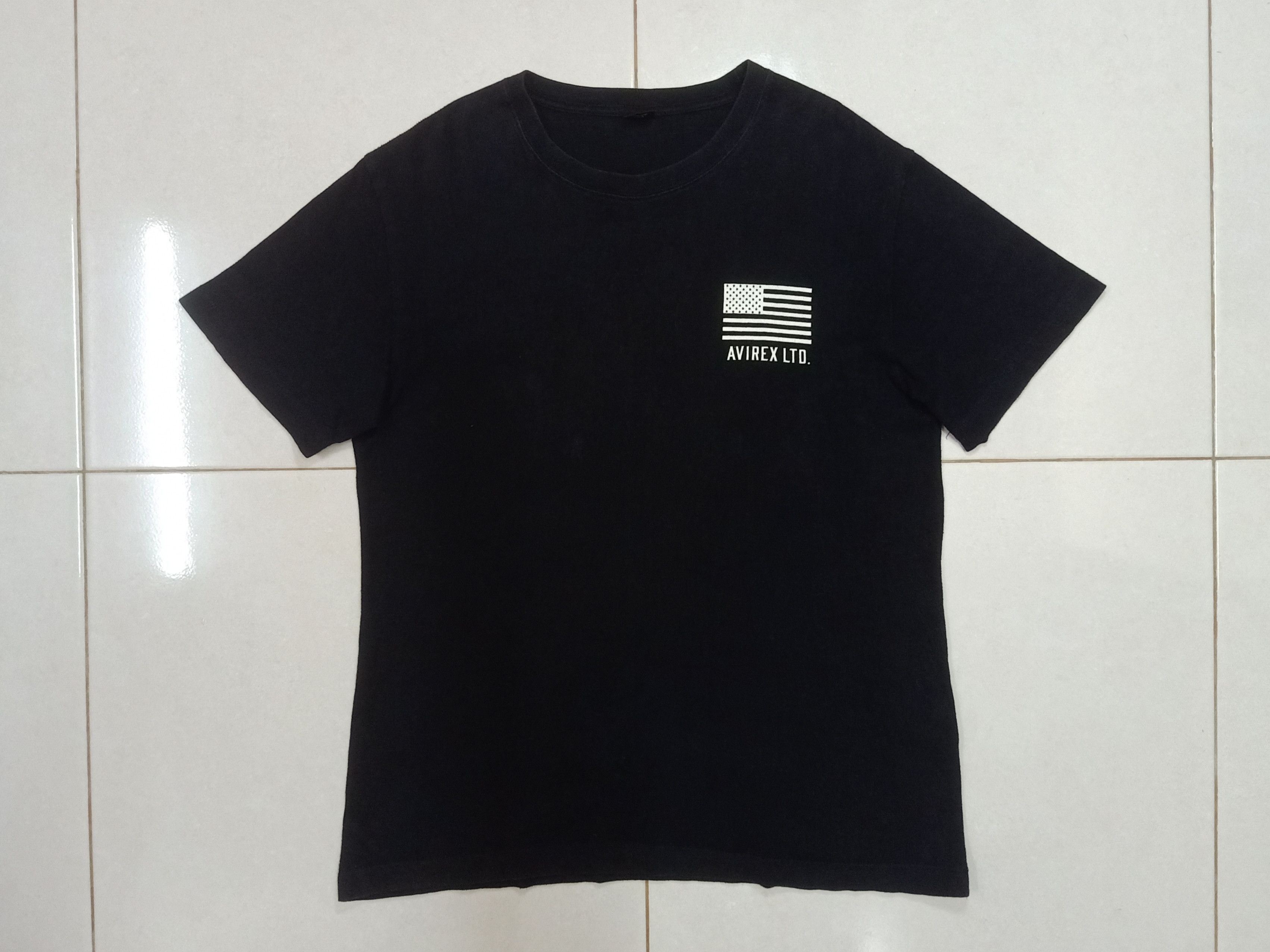 Avirex AVIREX Air Force Big Logo Spell Out Black L Size T-Shirt Size US L / EU 52-54 / 3 - 4 Thumbnail