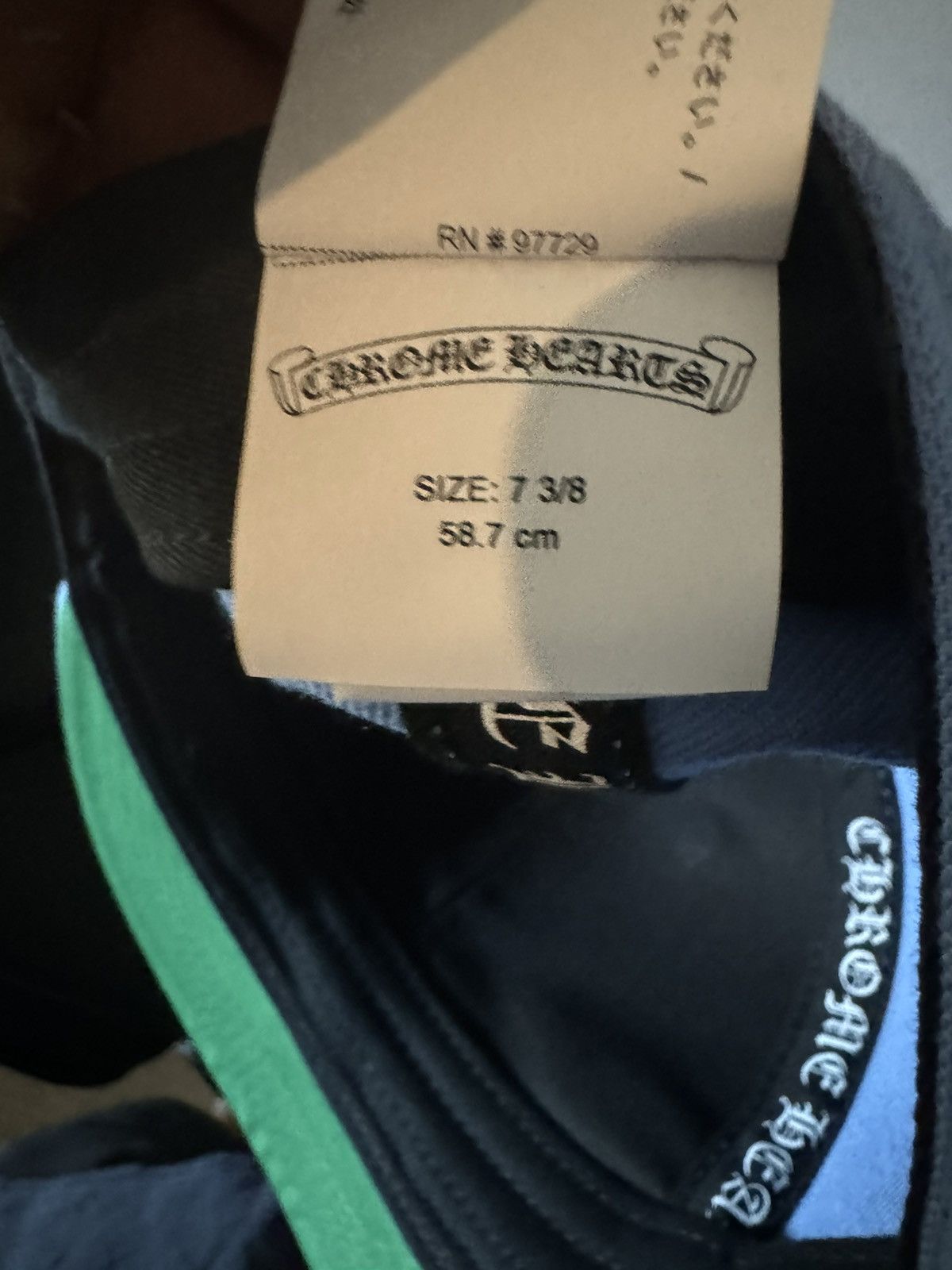 Chrome Hearts CHROME HEARTS BABY BLUE FITTED HAT 7 3/8 Size ONE SIZE - 10 Thumbnail
