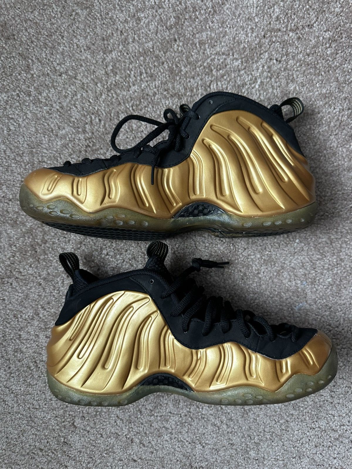 Nike Nike foamposite gold Size US 10 / EU 43 - 3 Thumbnail