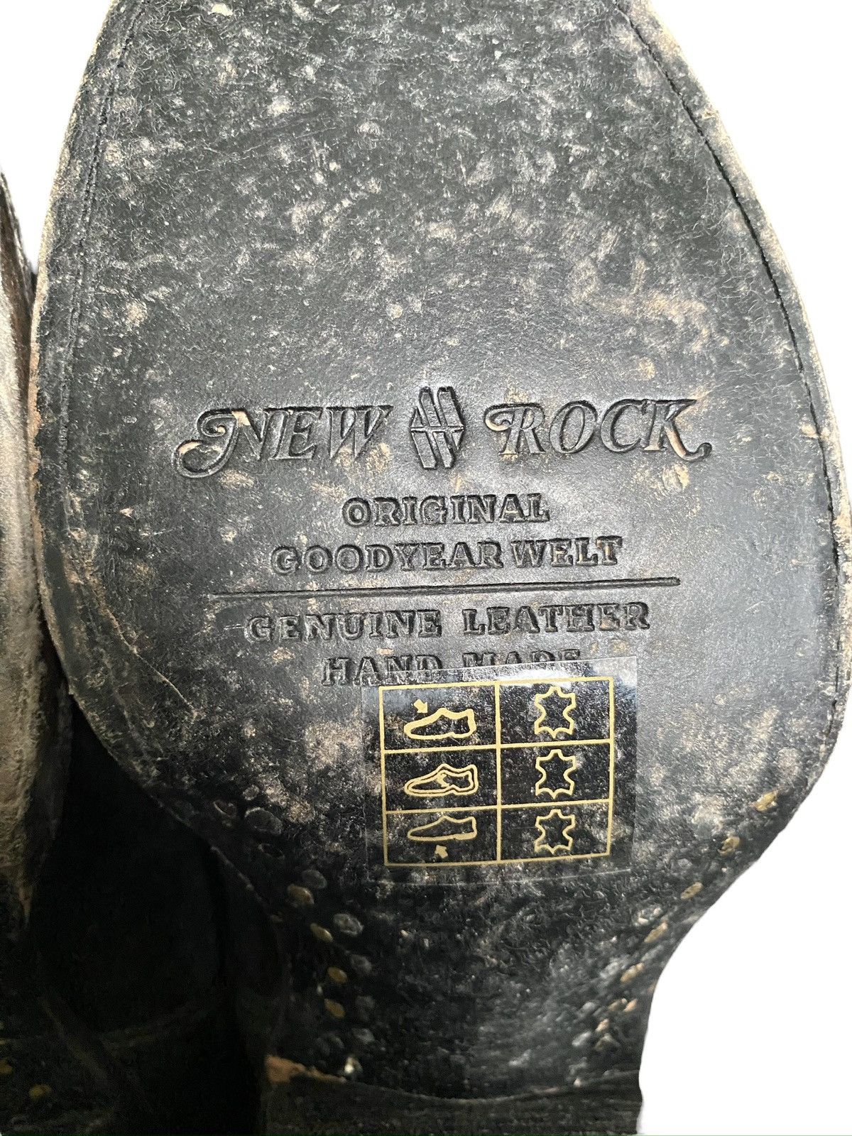 Cowboy Equipment New Rock leather cowboy boots Size 36 Size US 6 / IT 36 - 10 Thumbnail