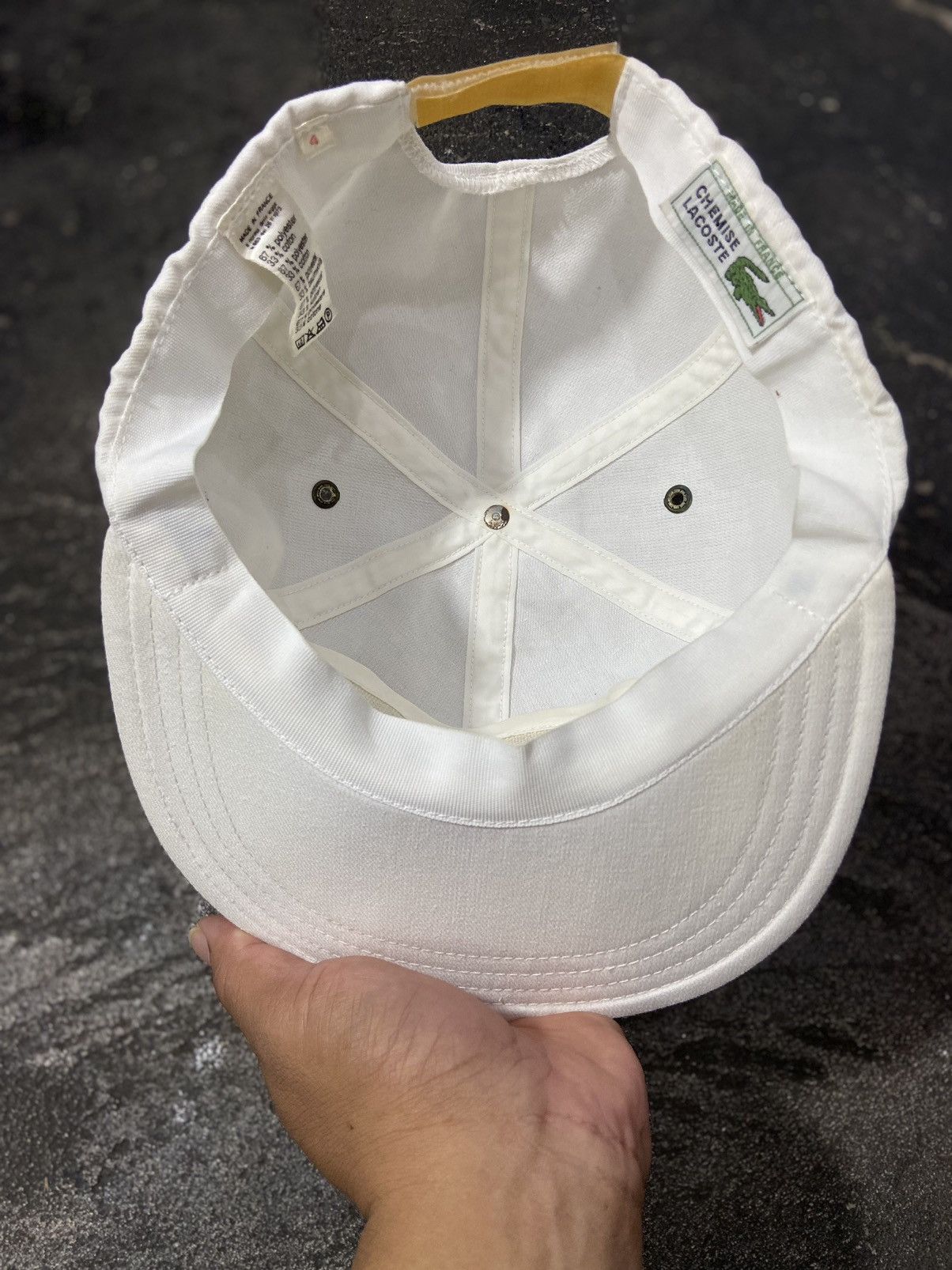 Lacoste × Vintage Vintage Lacoste Unstructured Cap Made In France Size ONE SIZE - 6 Thumbnail