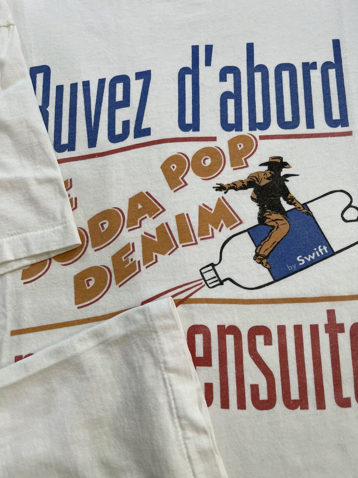 Vintage Vintage 90s Swift Denim Soda Pop Parody Size US XL / EU 56 / 4 - 3 Thumbnail