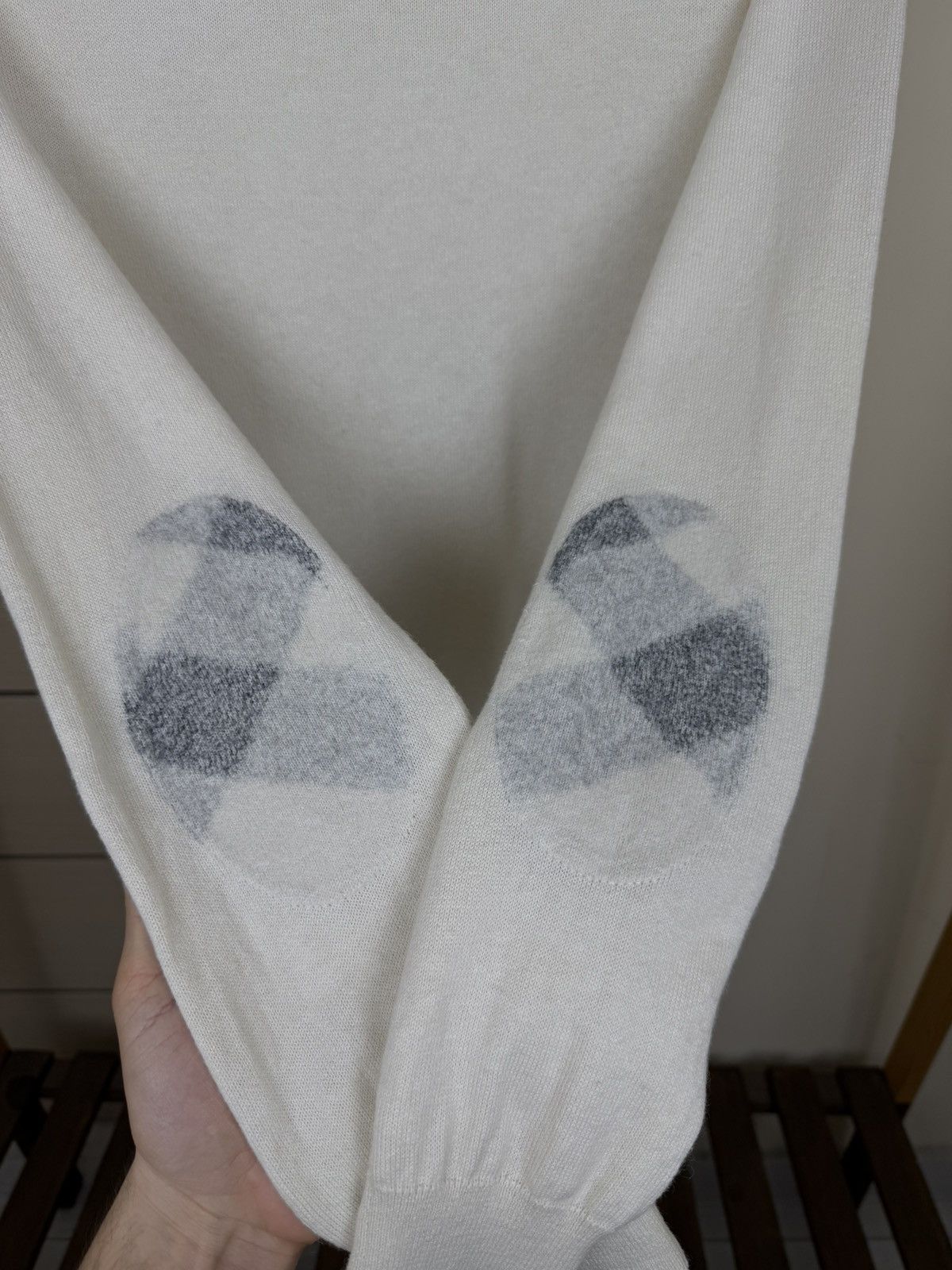 Burberry Vintage Burberry brit cotton cashmere sweater size L Size L / US 10 / IT 46 - 7 Thumbnail