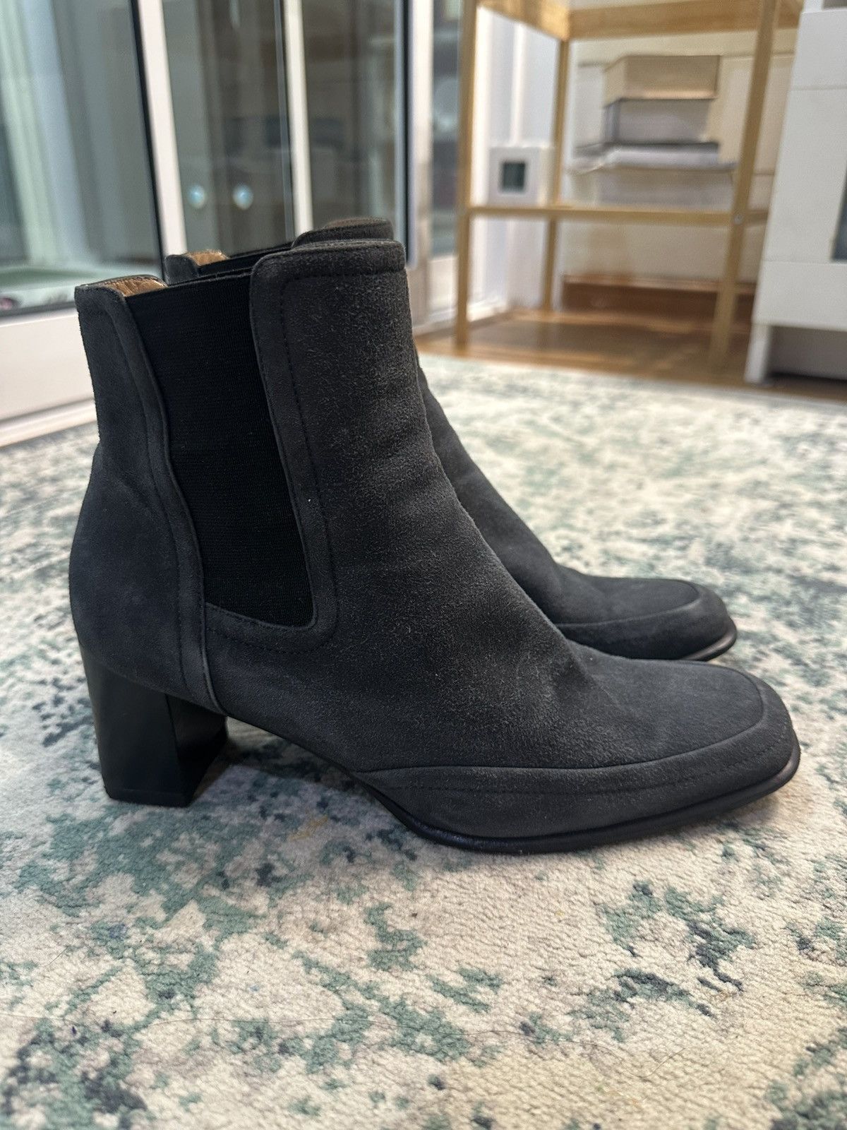 Hermes Hermes Leather Suede Ankle Boots Womens Size 36.5 Authentic Size US 6.5 / IT 36.5 - 4 Thumbnail