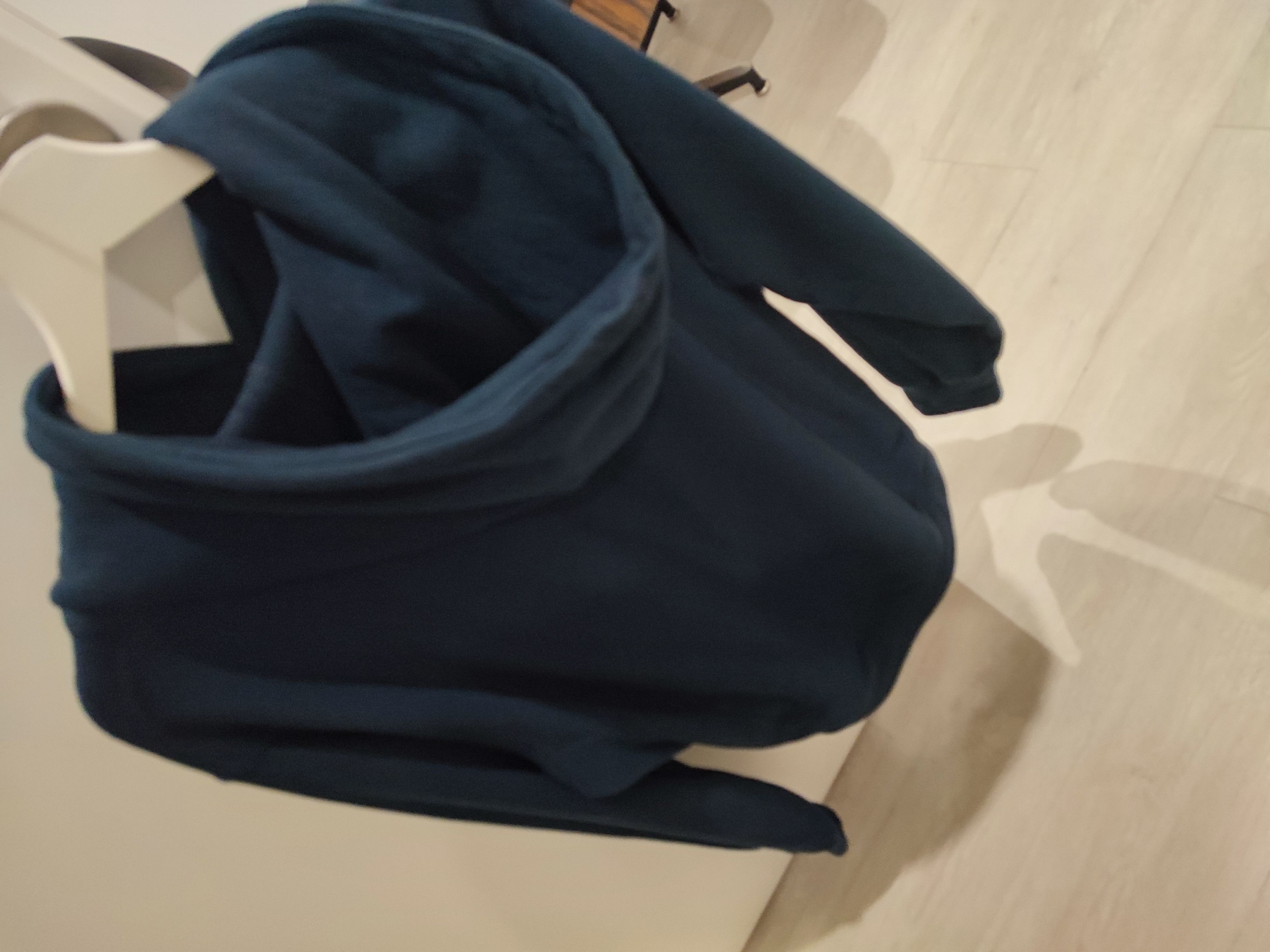 Supreme supreme Navy hangout Hoodie - size M Size US M / EU 48-50 / 2 - 2 Thumbnail