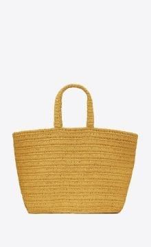 Saint Laurent Paris o1bcso1str0325 Size: OS/Rive Gauche Tote Bag in Yellow Size ONE SIZE - 2 Thumbnail