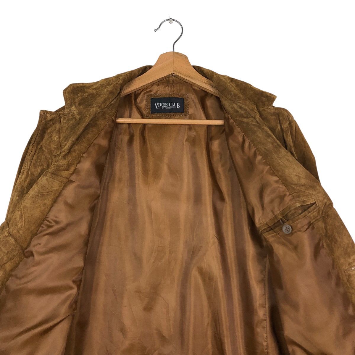 Japanese Brand 📌Vtg Genuine Leather Biker Jacket Vivre Club Issey Miyake Size US M / EU 48-50 / 2 - 15 Thumbnail
