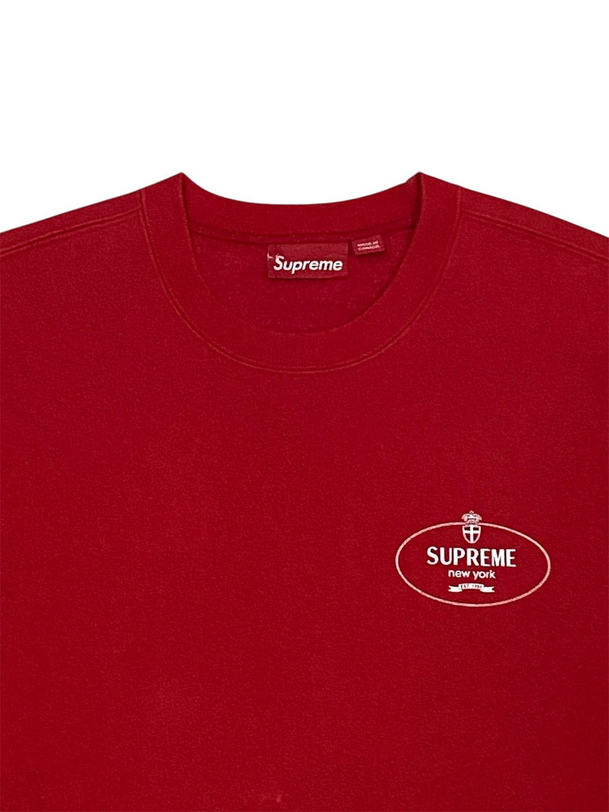 Supreme Supereme FW24 Crest Crewneck Sweatshirt Size US S / EU 44-46 / 1 - 3 Thumbnail