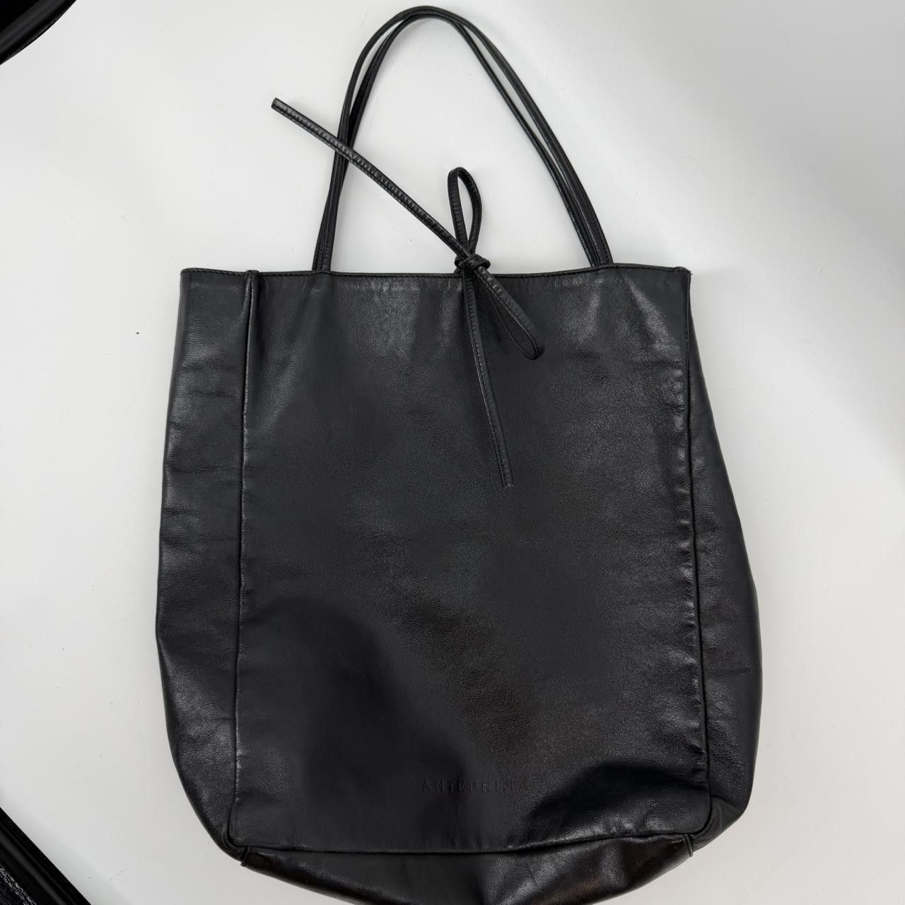 The Unbranded Brand Anteprima Milano Black Leather Tote 8031 Size ONE SIZE - 7 Thumbnail