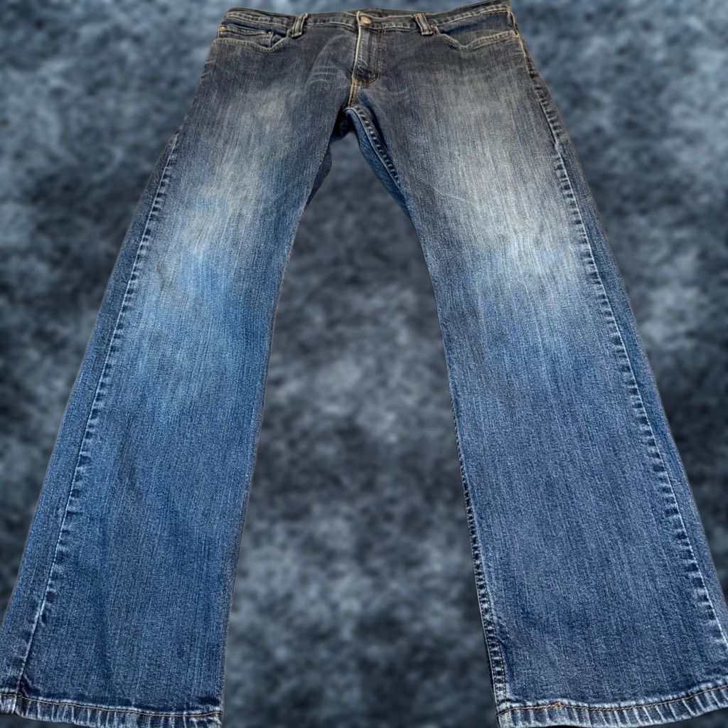 Levi's Levi's 514 Straight Jeans Mens 36x30 Blue Stretch Denim Pants Casual Classic Denim, 5-Pocket, Zip Fly, Regular Rise, City, Men Size US 36 / EU 52 - 1 Thumbnail
