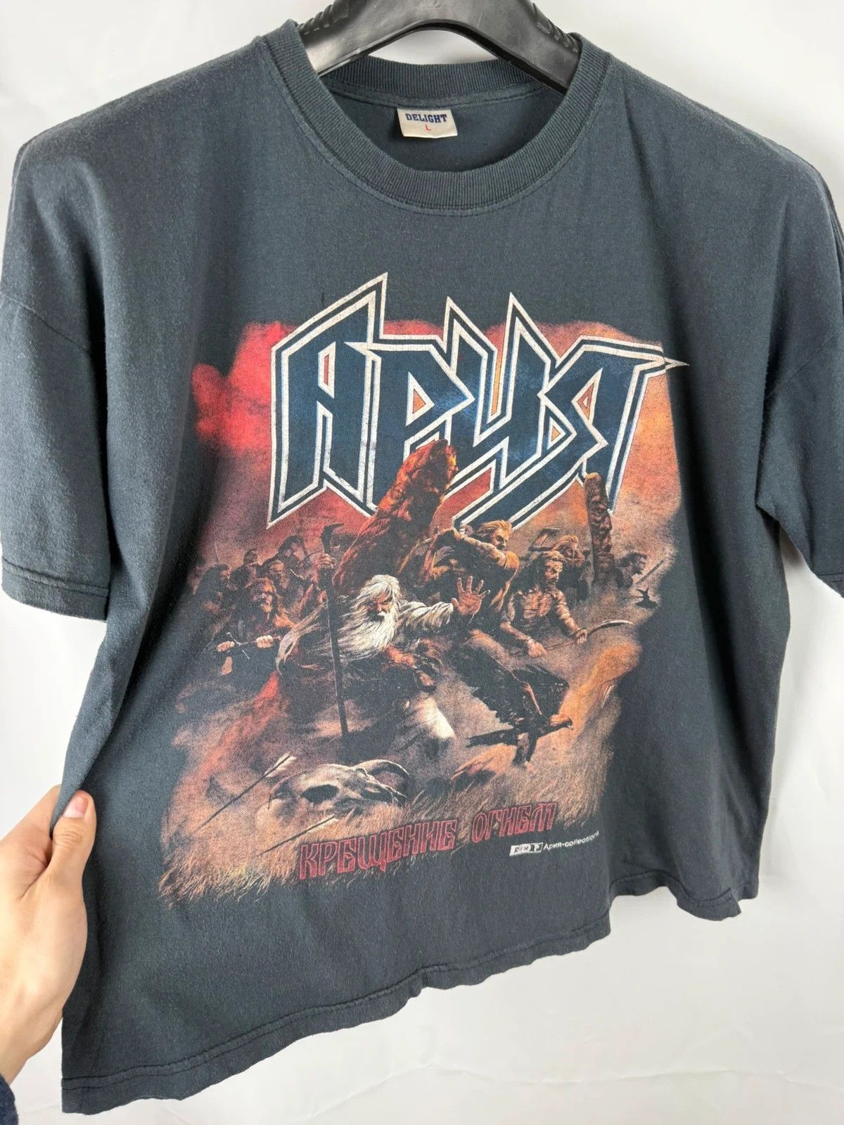 Band Tees Aria Ария Rock T-Shirt Vintage size L Size US L / EU 52-54 / 3 - 5 Thumbnail