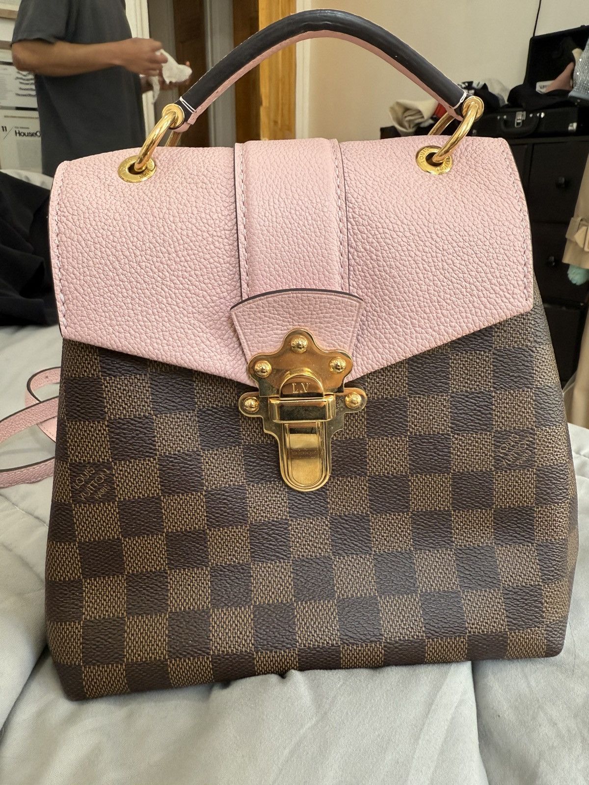 Louis Vuitton Louis Vuitton Damier Ebene Clapton Backpack Size ONE SIZE - 3 Thumbnail