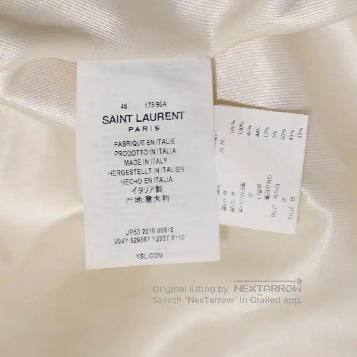 Saint Laurent Paris Saint Laurent Fur Bomber Jacket. Size US M / EU 48-50 / 2 - 8 Thumbnail