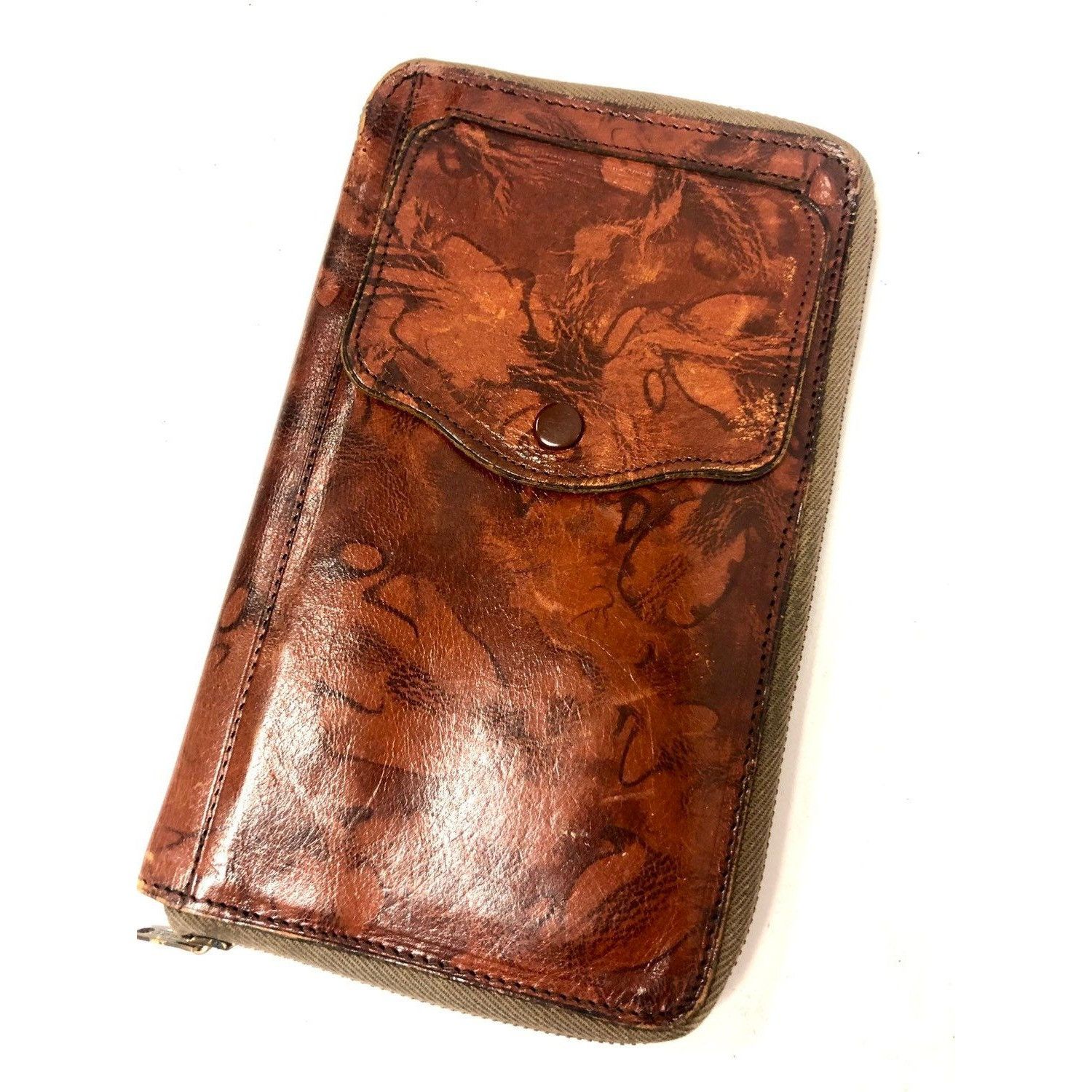 Other Vtg Enterprise England Brown Leather BoHo Hippie Wallet Size ONE SIZE - 8 Thumbnail