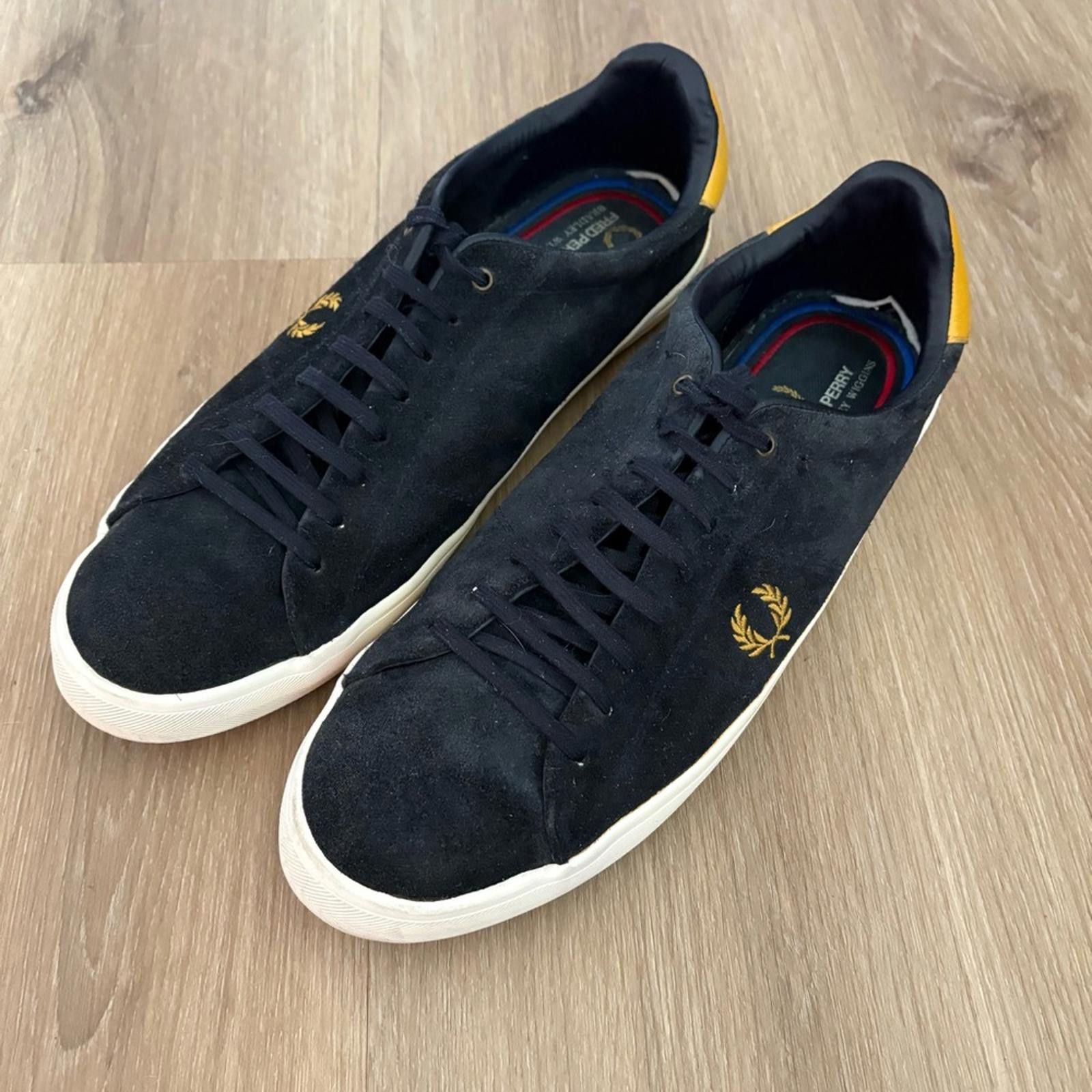 Fred Perry Fred Perry Men’s Blk Suede Sneakers Bradley Wiggins Collab Size US 12 / EU 45 - 1 Thumbnail