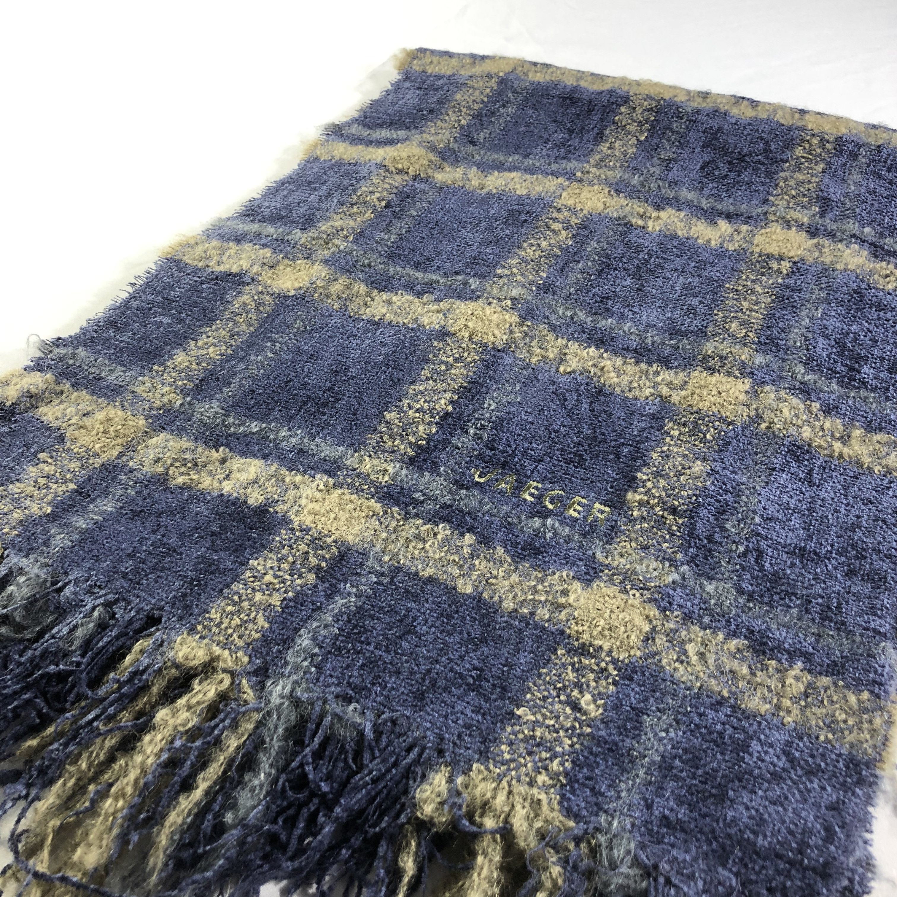 Jaeger Jaeger Tartan Scarf Muffler V1449 Size ONE SIZE - 3 Thumbnail