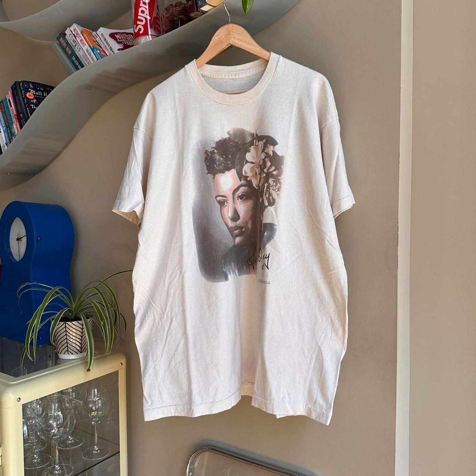 Band Tees × Vintage Vintage Billie Holiday "Lady Day" Shirt Size US XL / EU 56 / 4 - 1 Thumbnail