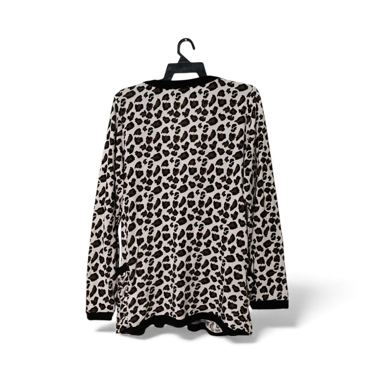 Japanese Brand Rare Design T-Mind Leopard Cardigans Size L / US 10 / IT 46 - 2 Thumbnail