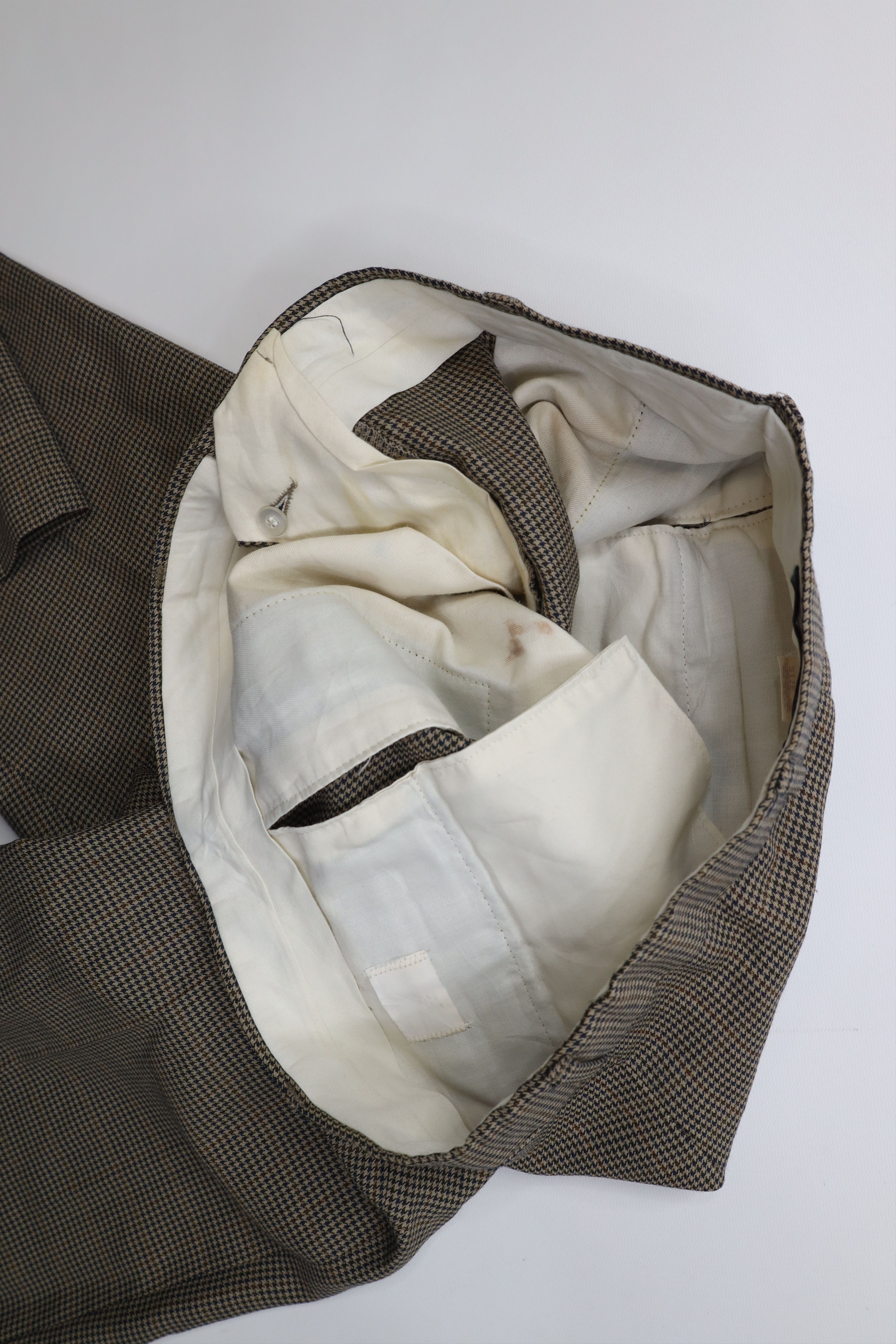 Orvis Vintage 70s Orvis Houndstooth Knit Wide Leg Chino Pants USA Size US 38 / EU 54 - 8 Thumbnail