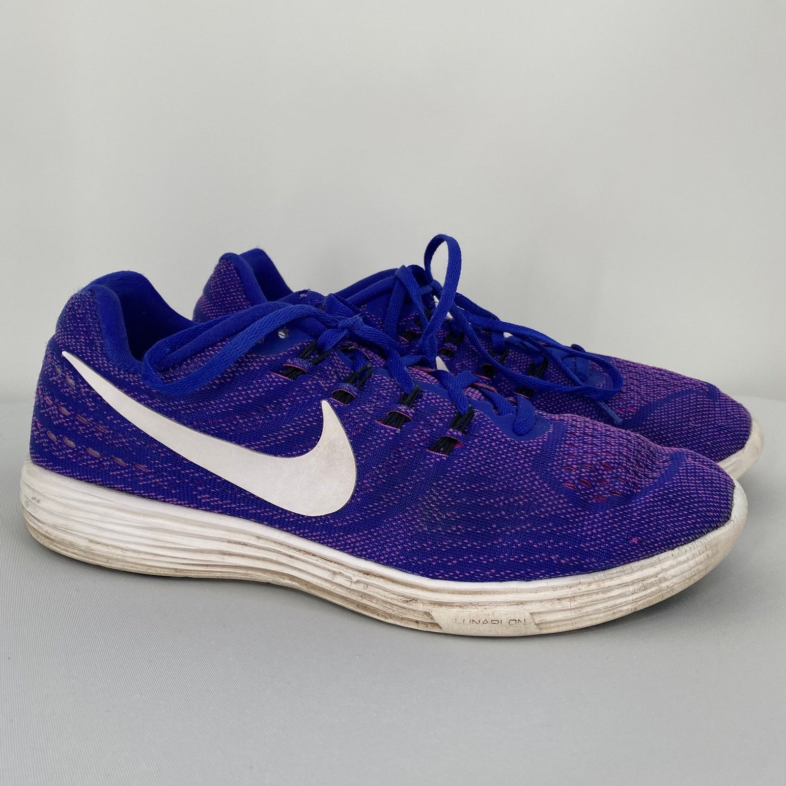 Nike Nike Lunartempo 2 Hyper Violet Purple Knit Athletic Sneakers Size US 9 / EU 42 - 2 Thumbnail