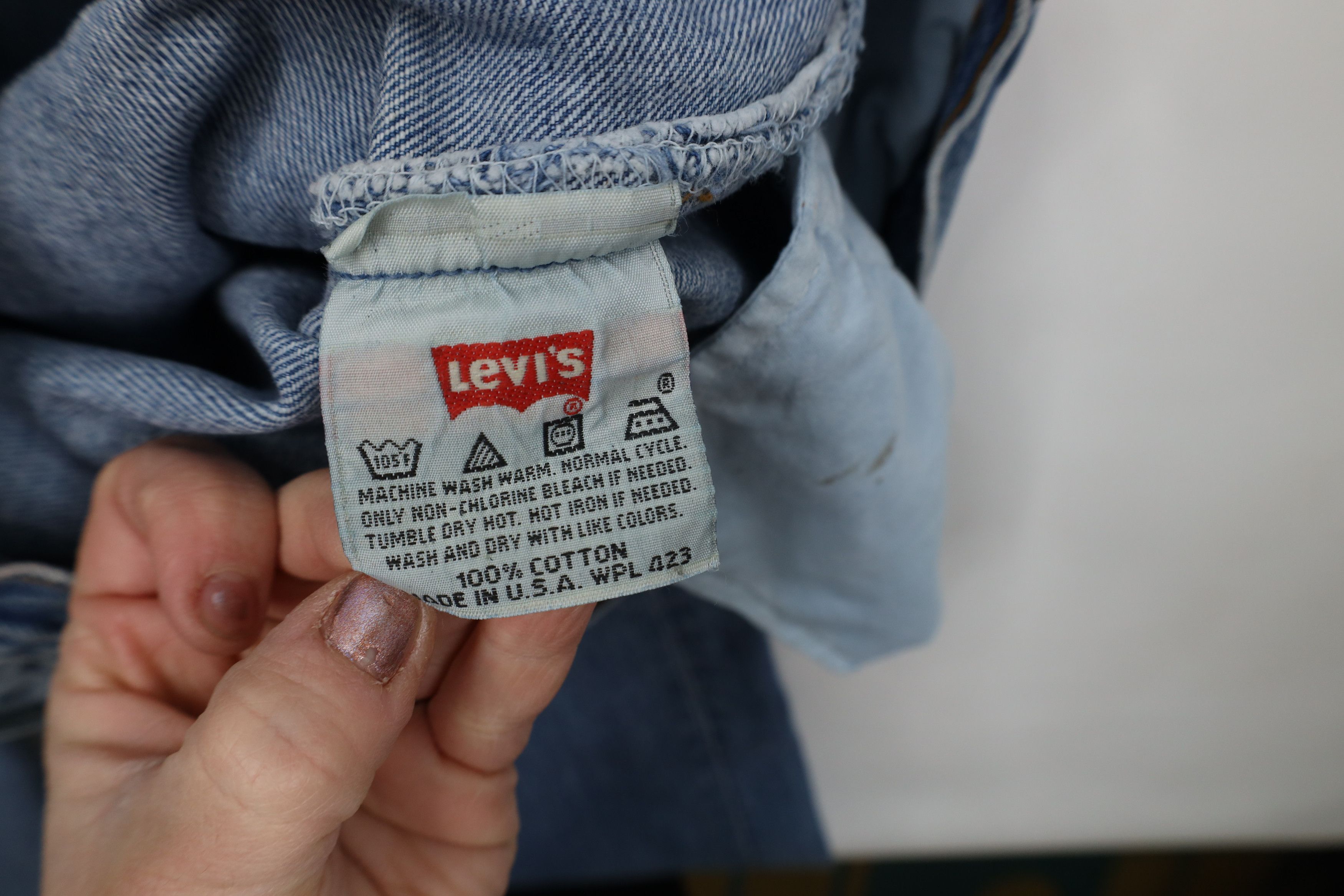 Vintage Vintage 90s Levis 501xx Fly Original Straight Leg Jeans USA Size US 38 / EU 54 - 7 Thumbnail