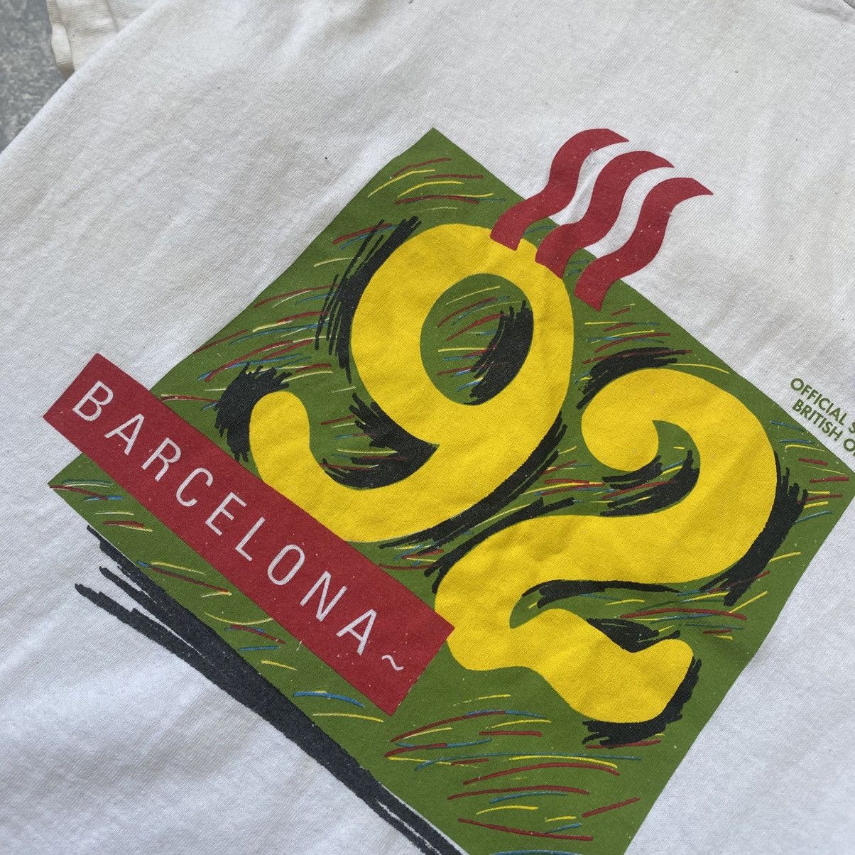 USA Olympics Vintage Barcelona Olympic 1992 Carlsberg Rare streetwear tee Size US XL / EU 56 / 4 - 4 Thumbnail