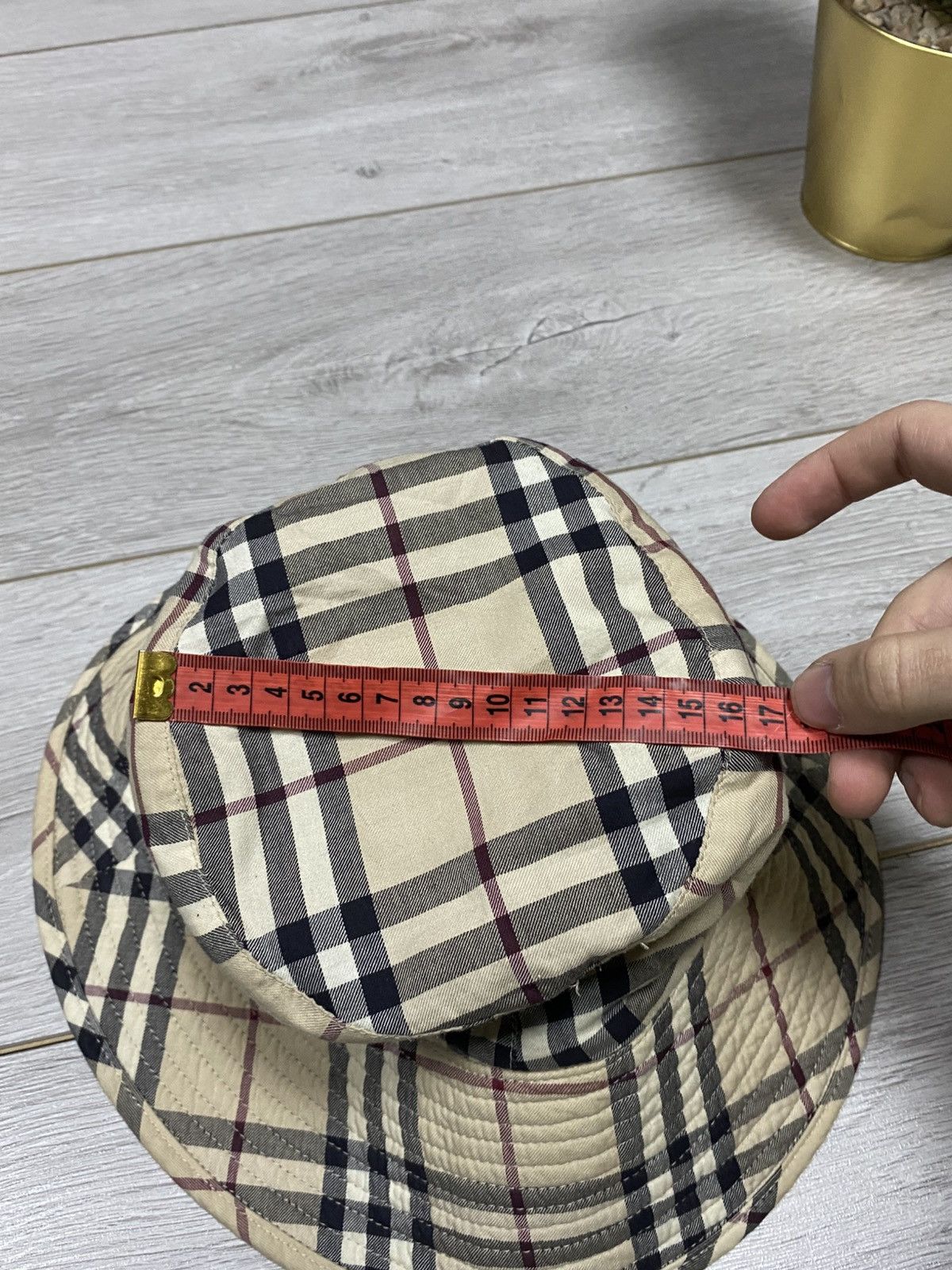 Burberry Burberry London denim bucket hat nova check double-side hat Size ONE SIZE - 9 Thumbnail