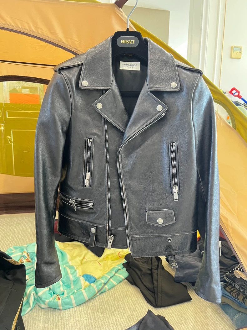 Saint Laurent Paris Saint Laurent Paris Saint Laurent Women's Leather Jacket, Size US M / EU 48-50 / 2 - 1 Thumbnail
