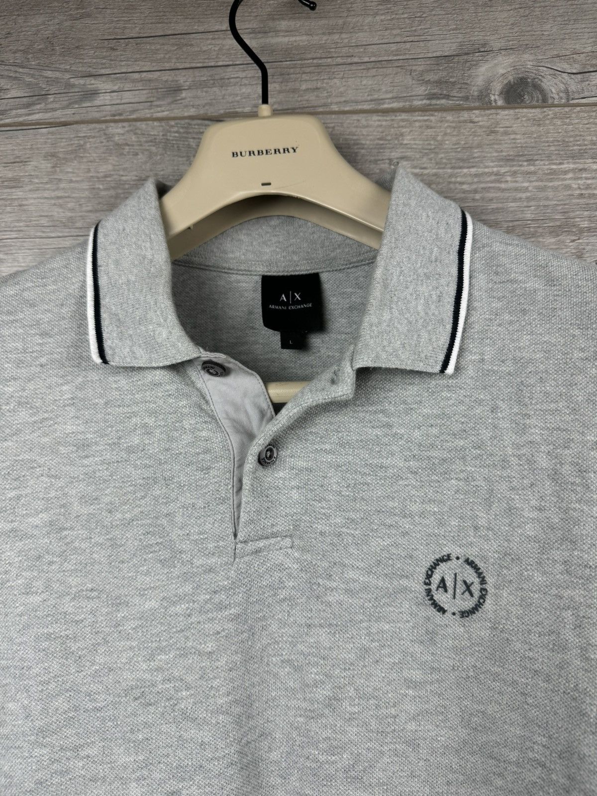 Armani Exchange × Designer Armani Exchange Polo Shirt Tee Luxury Size L Size US L / EU 52-54 / 3 - 12 Thumbnail