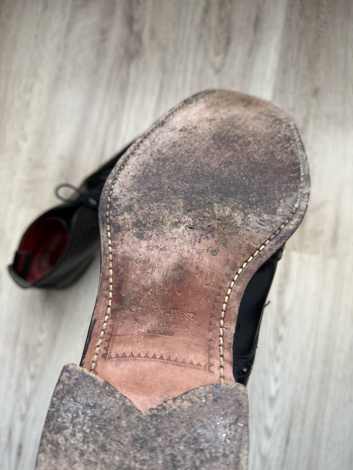 Jeffery West Jeffery West “Oldman” Black Leather Brogue Chukka Boots Size US 10 / EU 43 - 10 Thumbnail