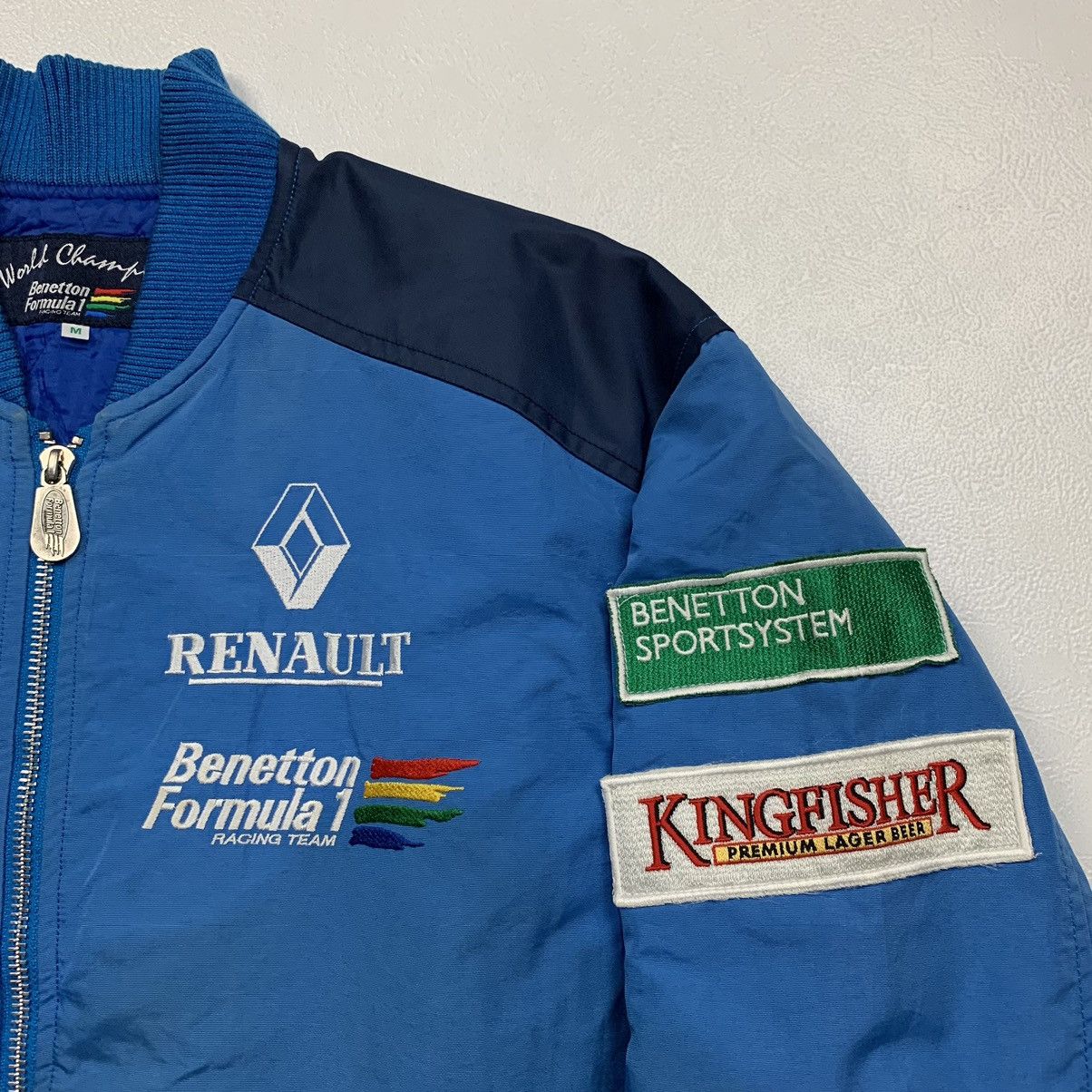Benetton Vintage 90s benetton formula 1 racing team bomber jacket Size US M / EU 48-50 / 2 - 5 Thumbnail