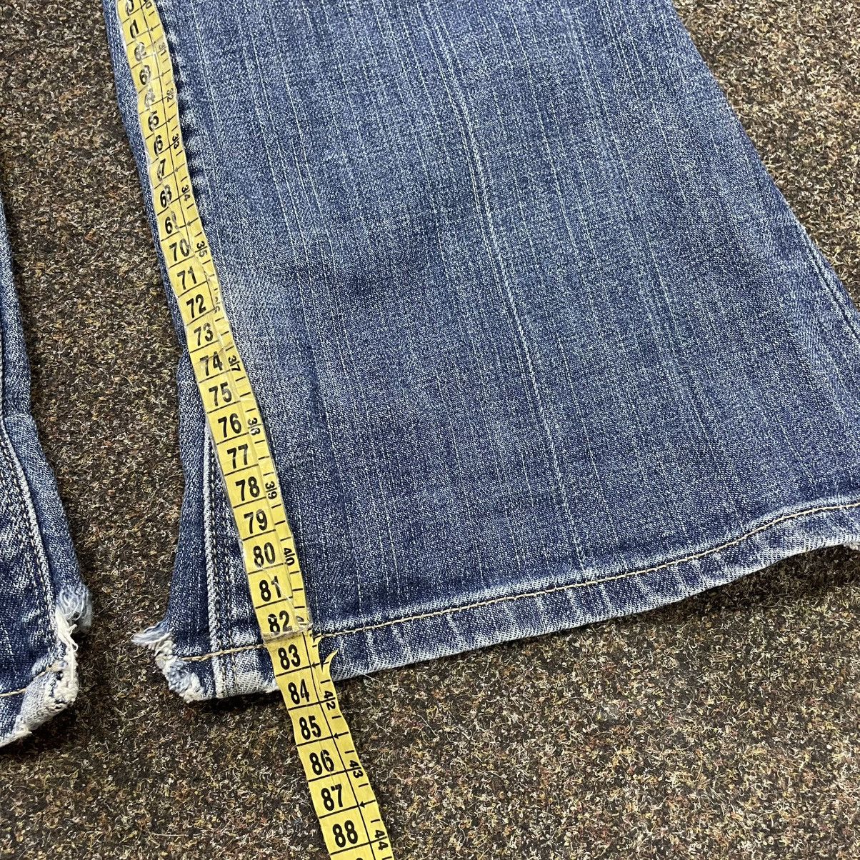 Vintage Vintage Y2K Baggy Flared Jeans Wide Leg Skate Streetwear 34 Size 34" / US 12 / IT 48 - 7 Thumbnail